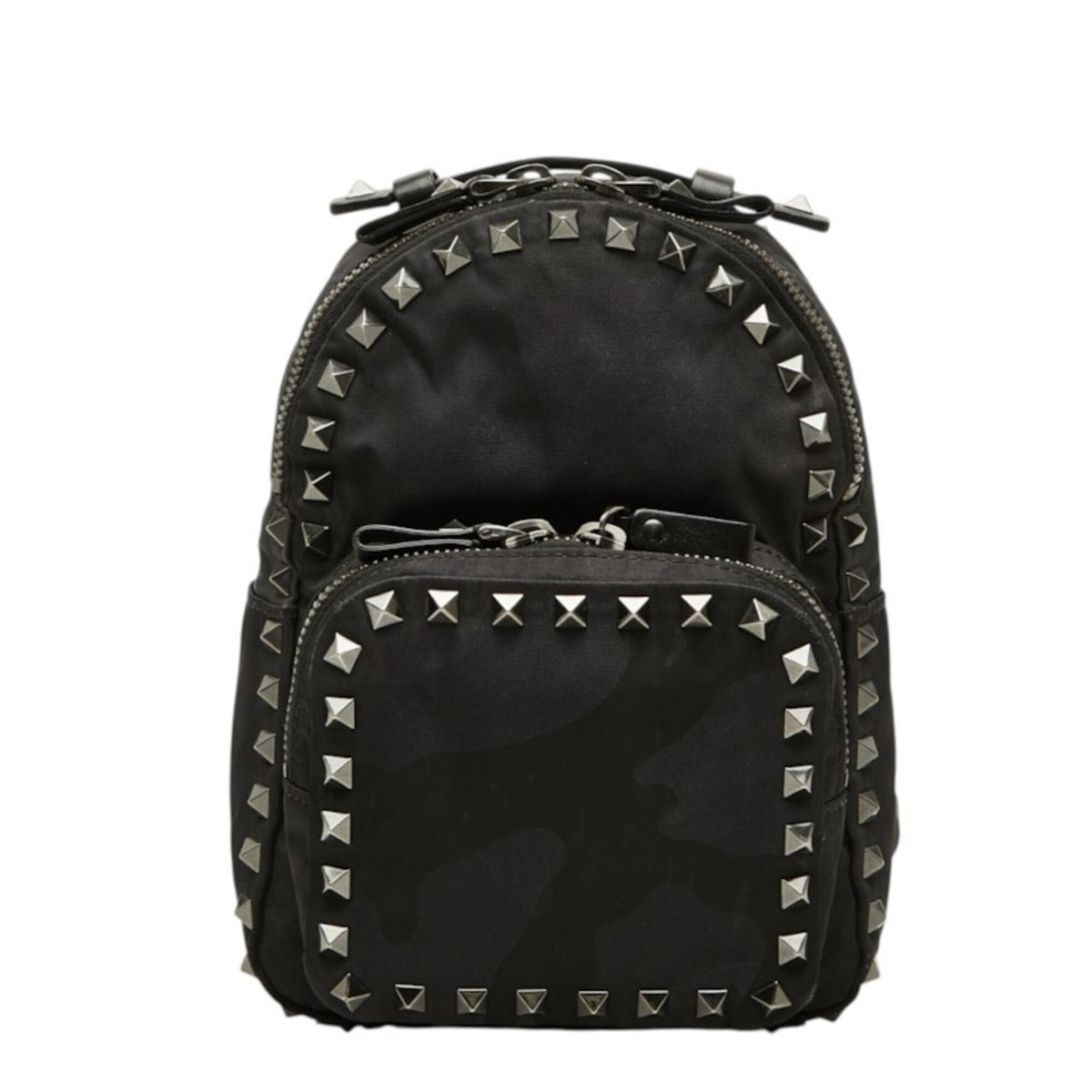 Valentino Black Leather Backpack (Pre-Owned)