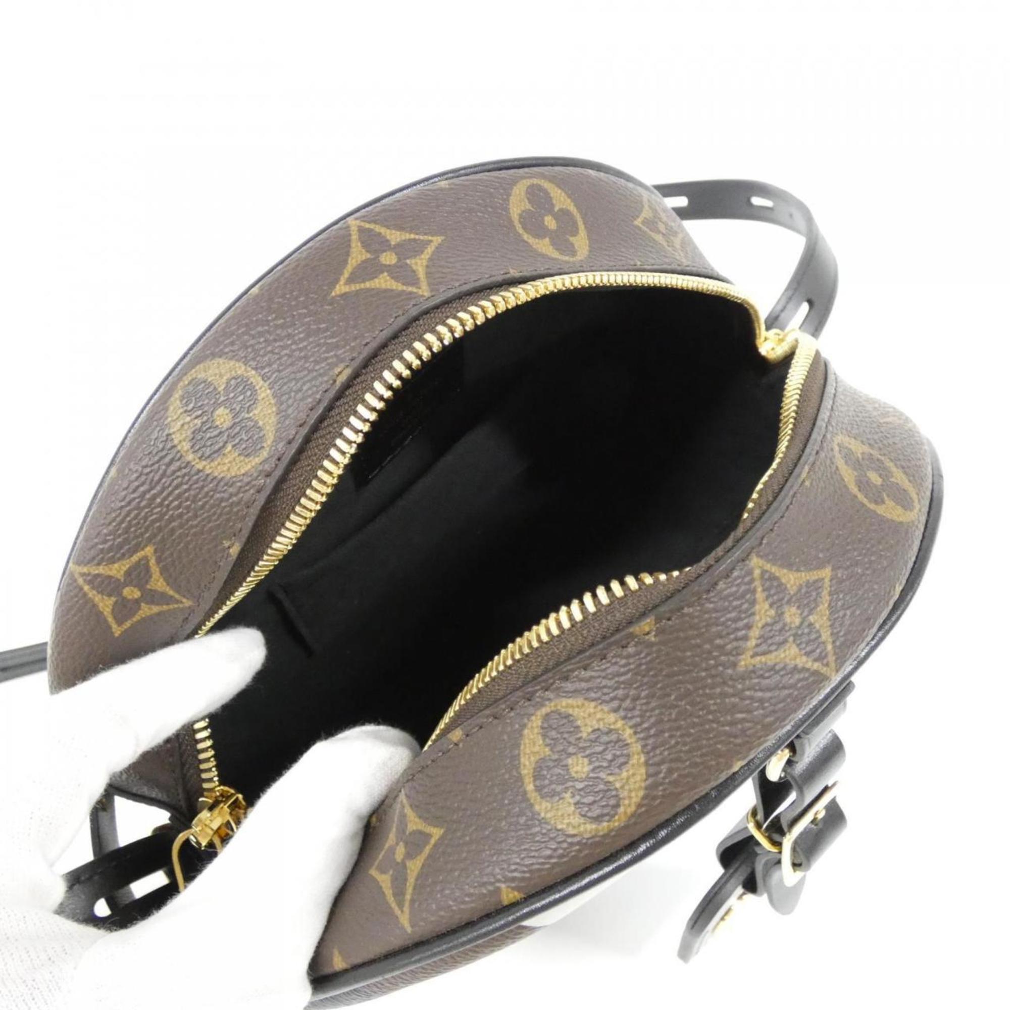 Louis Vuitton Brown Coated Canvas Shoulder Bag (Pre-Owned)