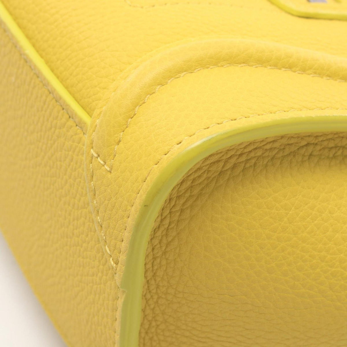 Celine Yellow Leather Handbag (Pre-Owned)