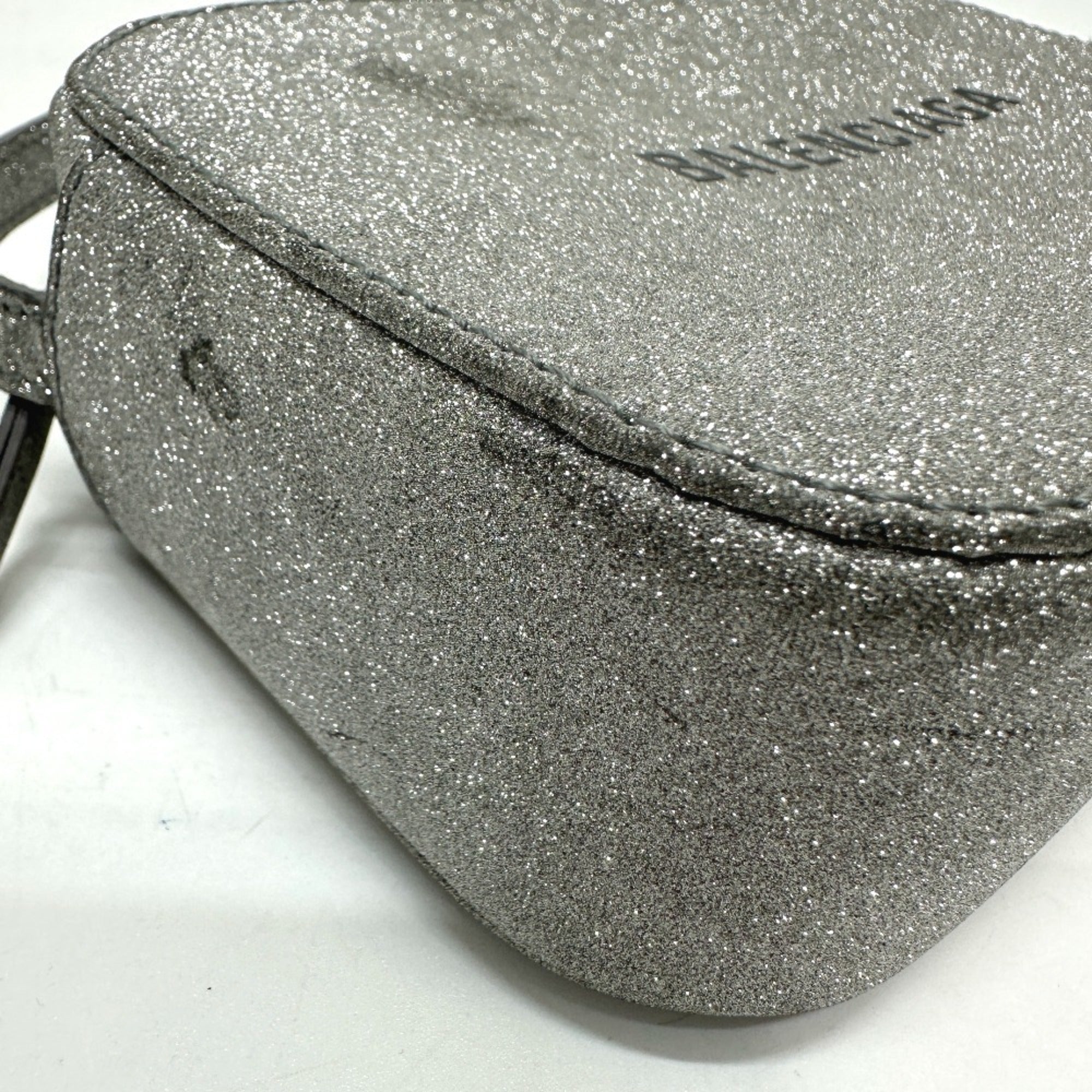 Balenciaga Silver Leather Shoulder Bag (Pre-Owned)