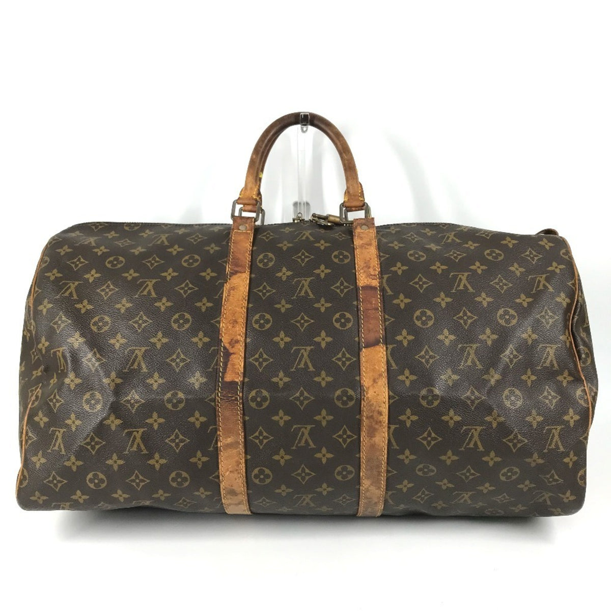 Louis Vuitton Brown Monogram Canvas Boston Bag Handbag (Pre-Owned)