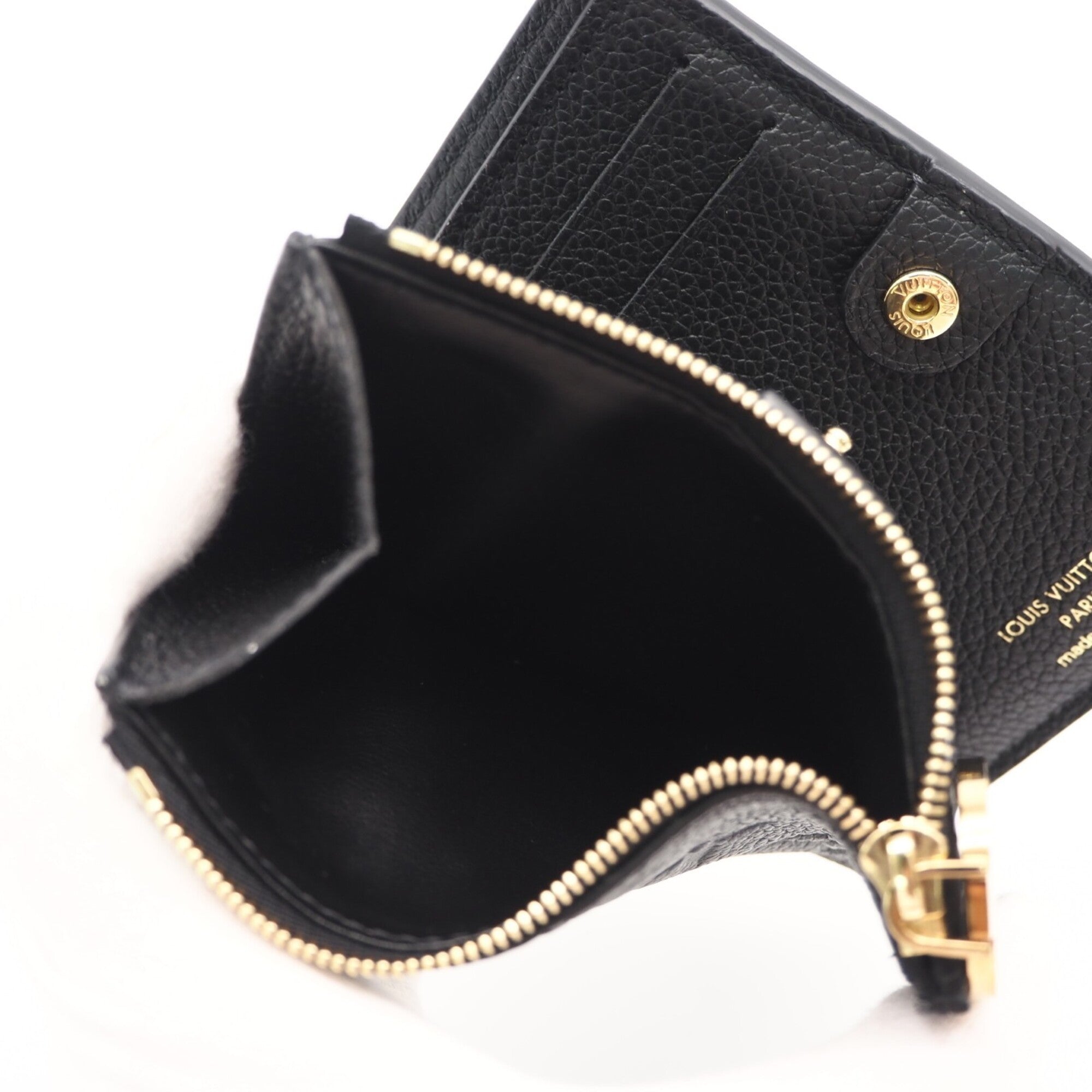 Louis Vuitton Monogram Empreinte Black Noir Wallet (Bi-Fold) (Pre-Owned)