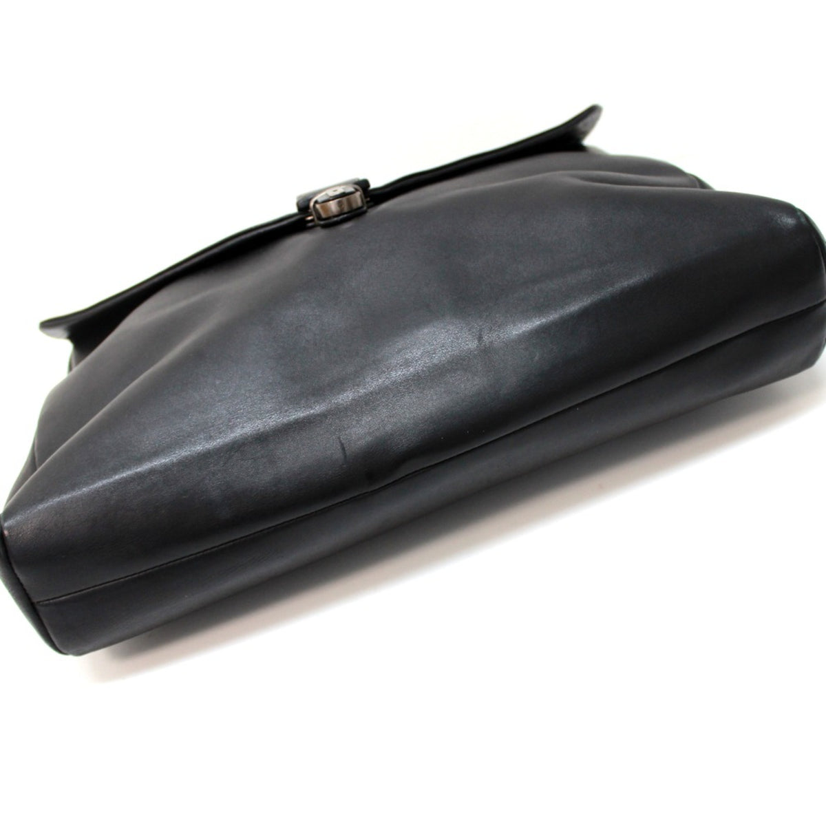Bottega Veneta Black Leather Briefcase (Pre-Owned)