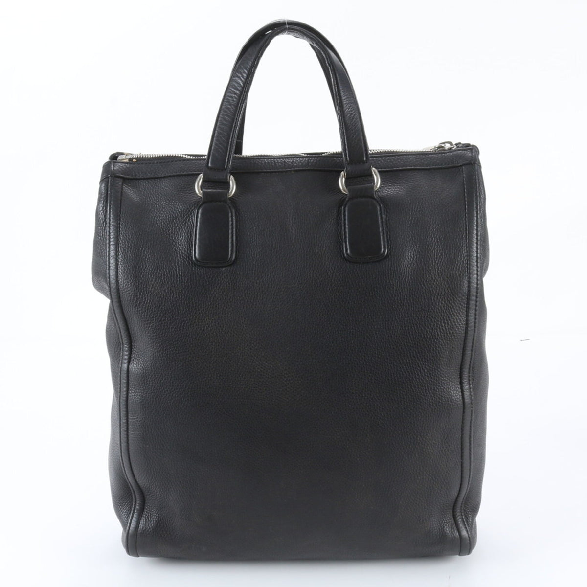 Gucci Black Leather Tote Bag (Pre-Owned)