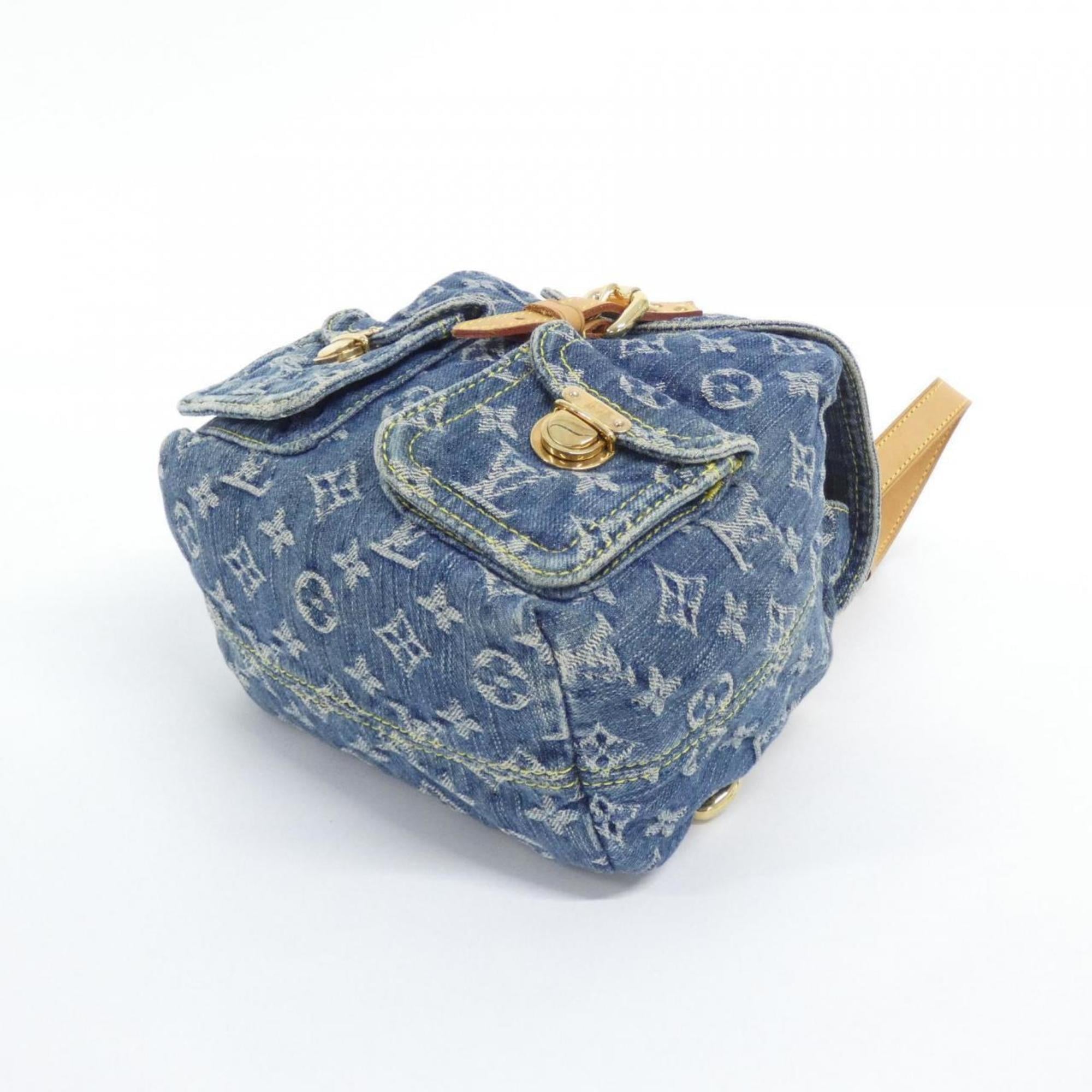 Louis Vuitton Blue Denim Backpack (Pre-Owned)