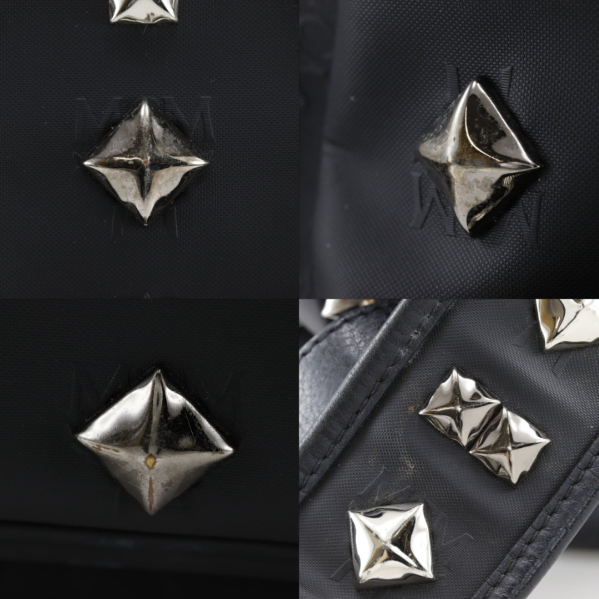 Mcm Black Pvc Backpack (Pre-Owned)