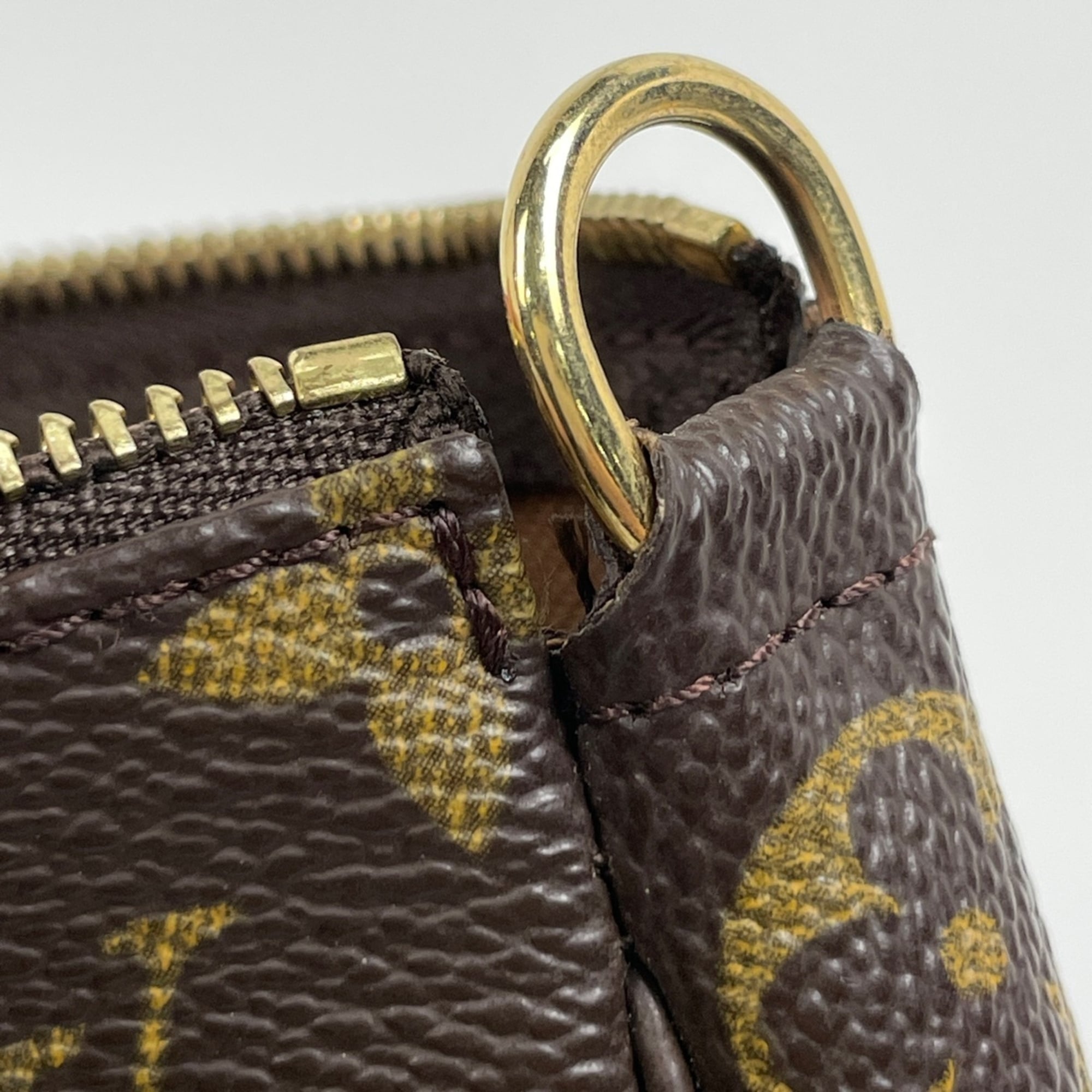 Louis Vuitton Brown Monogram Pochette Pouch (Pre-Owned)