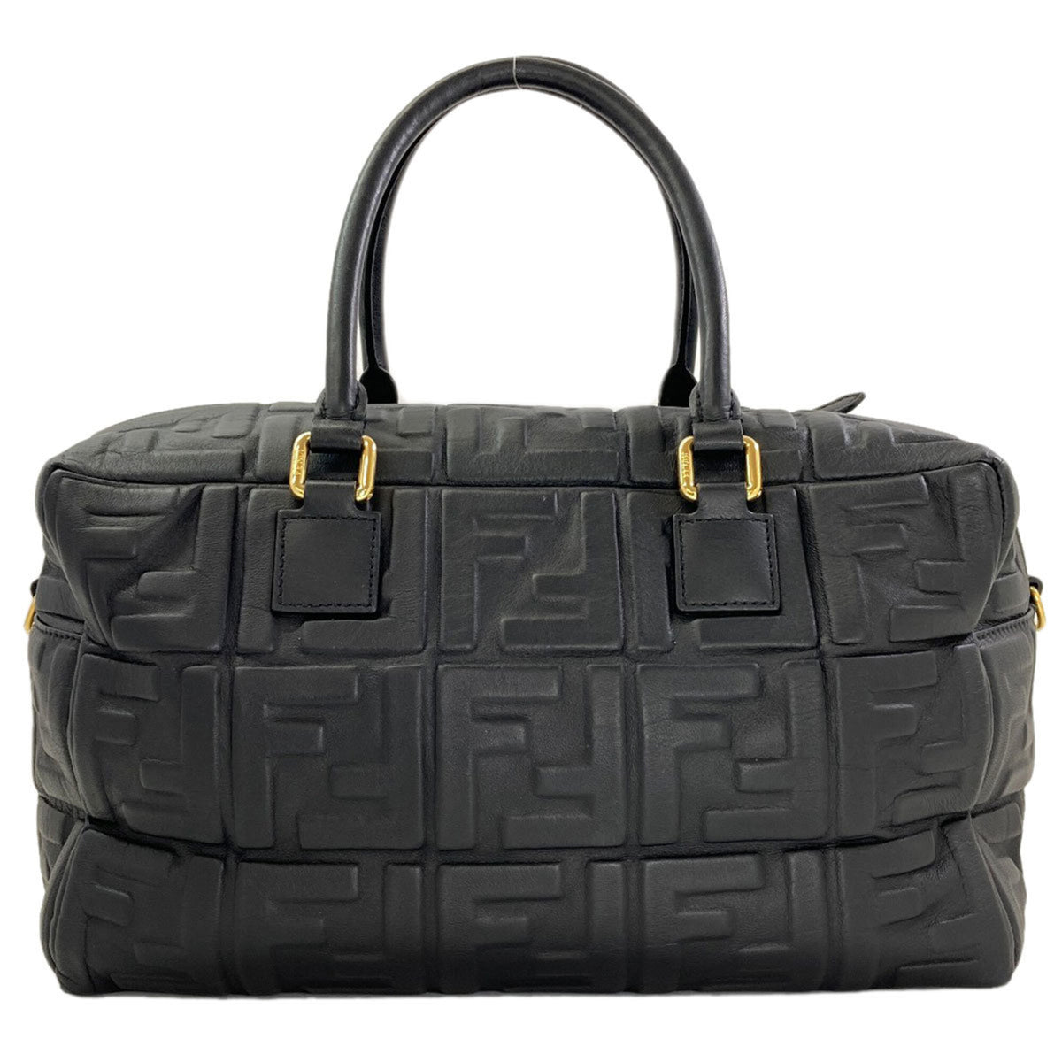 Fendi Black Leather Handbag (Pre-Owned)