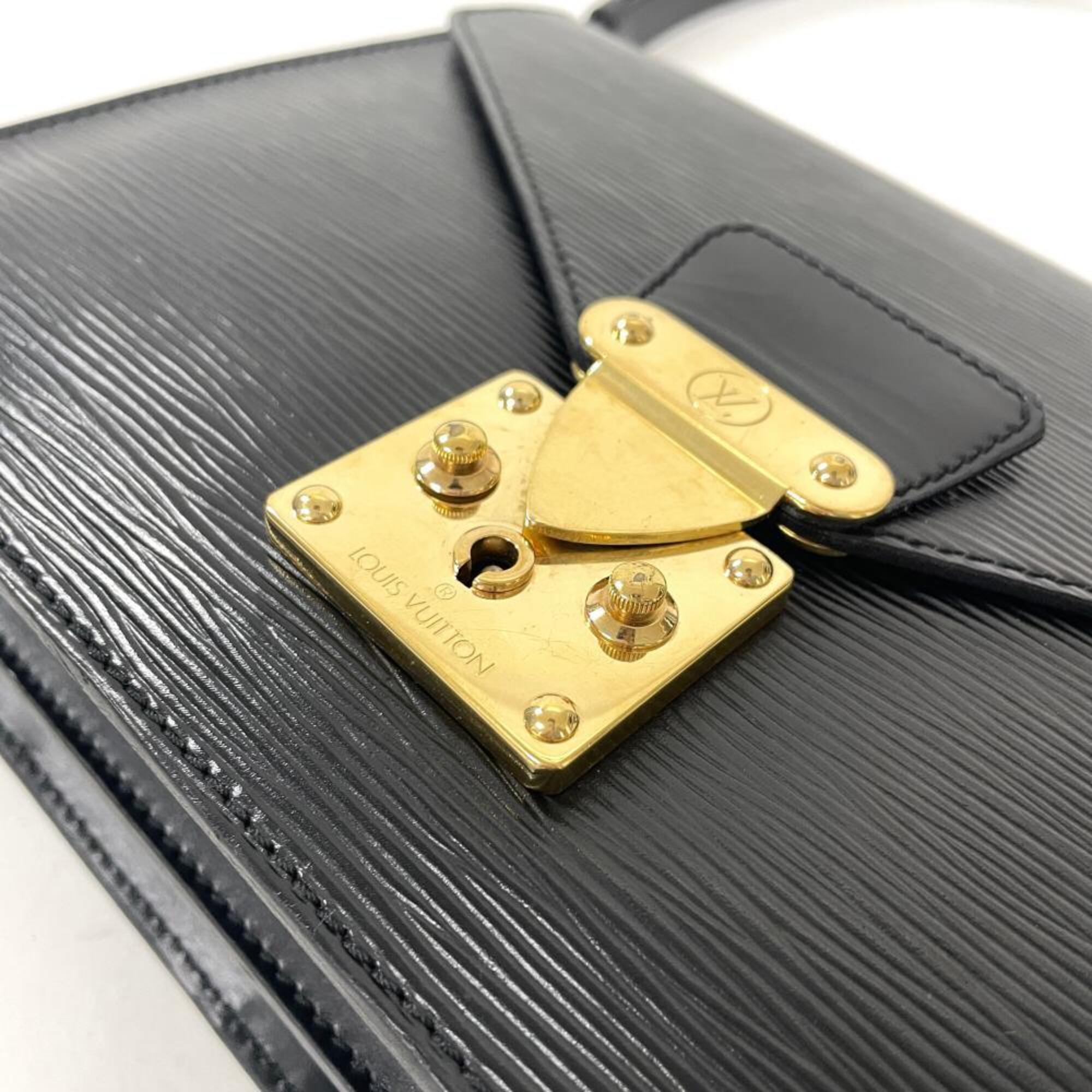 Louis Vuitton Black Noir Epi Leather Handbag (Pre-Owned)