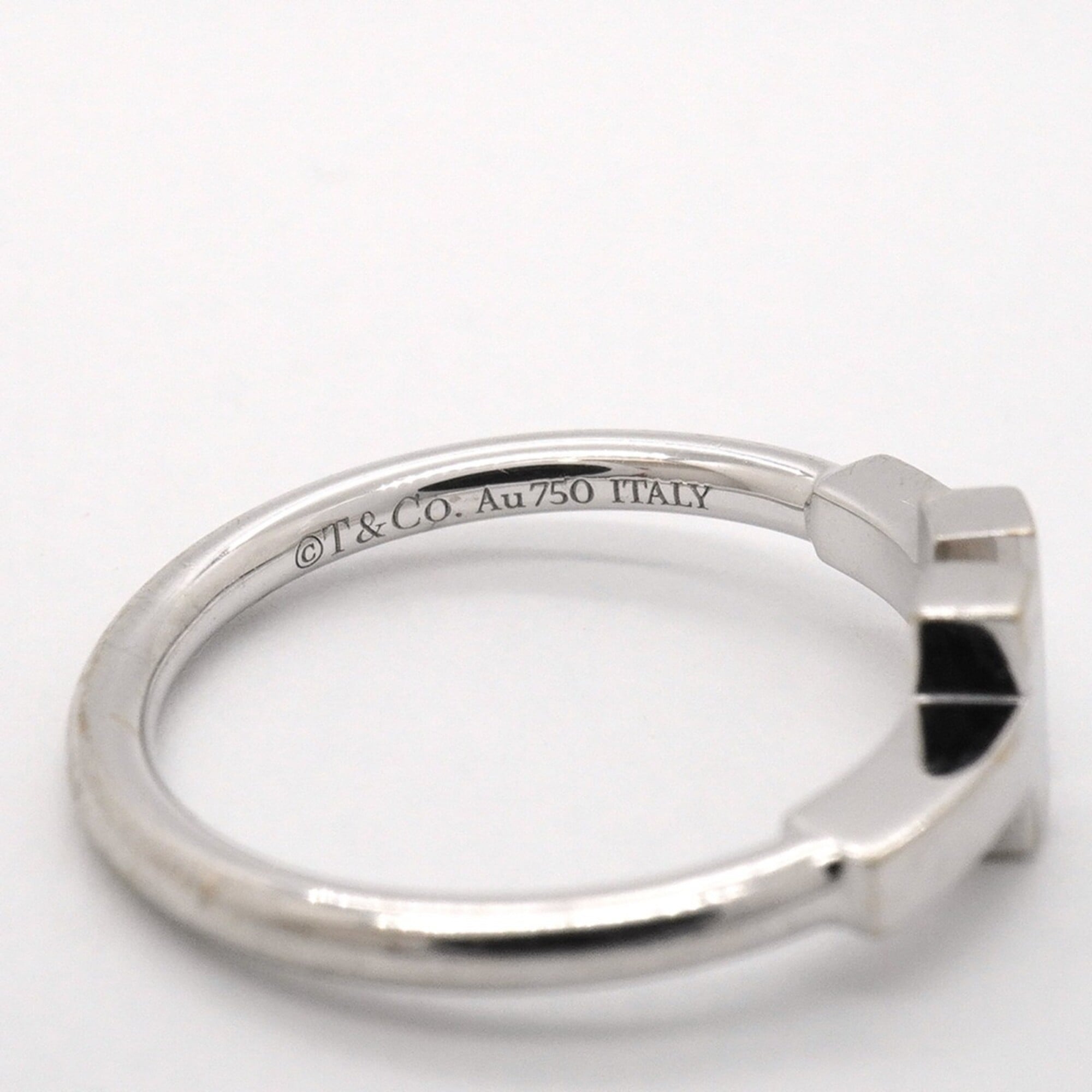 Tiffany White Gold (18K) Band Ring (Pre-Owned)
