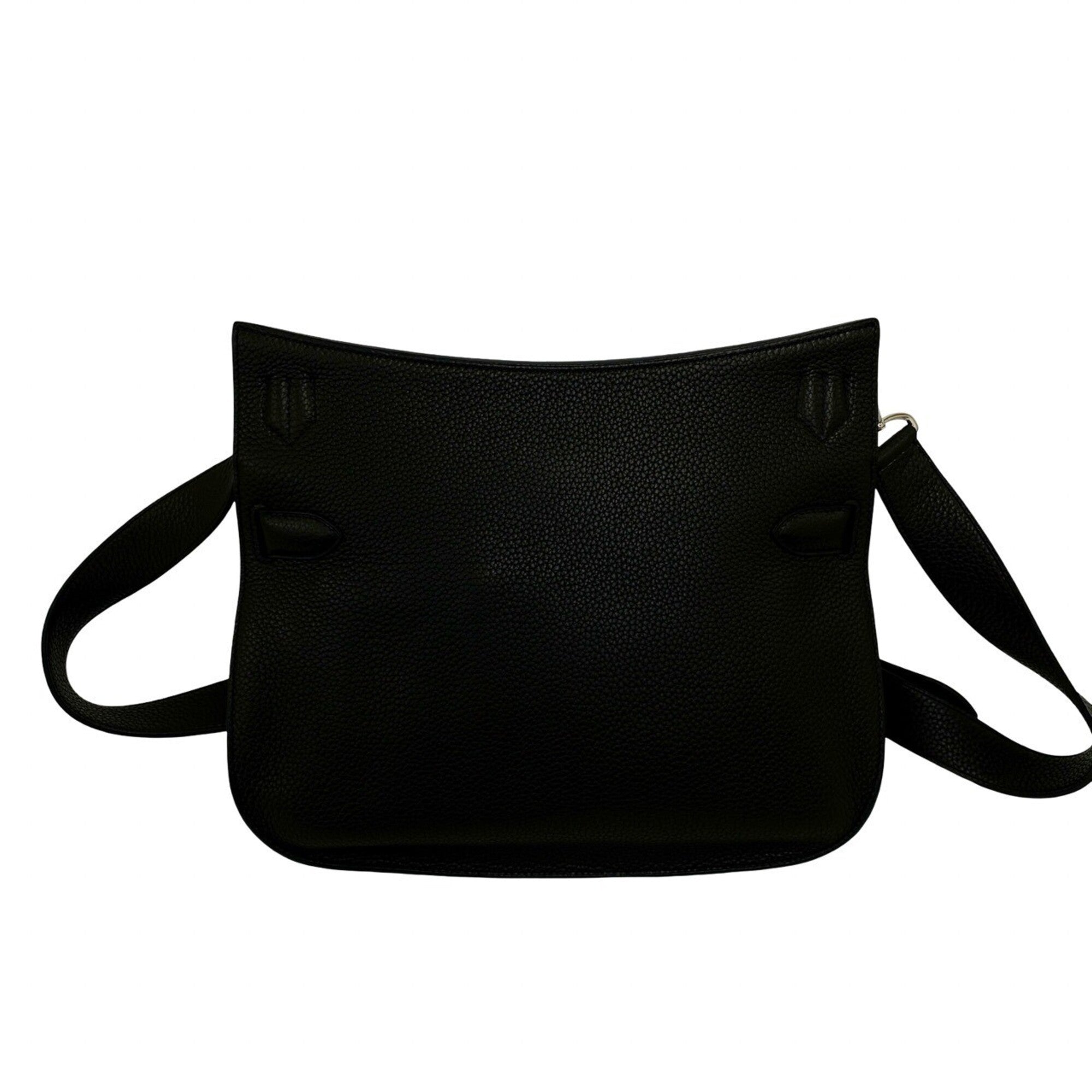 Hermes Black Taurillon Clemence Leather Shoulder Bag (Pre-Owned)