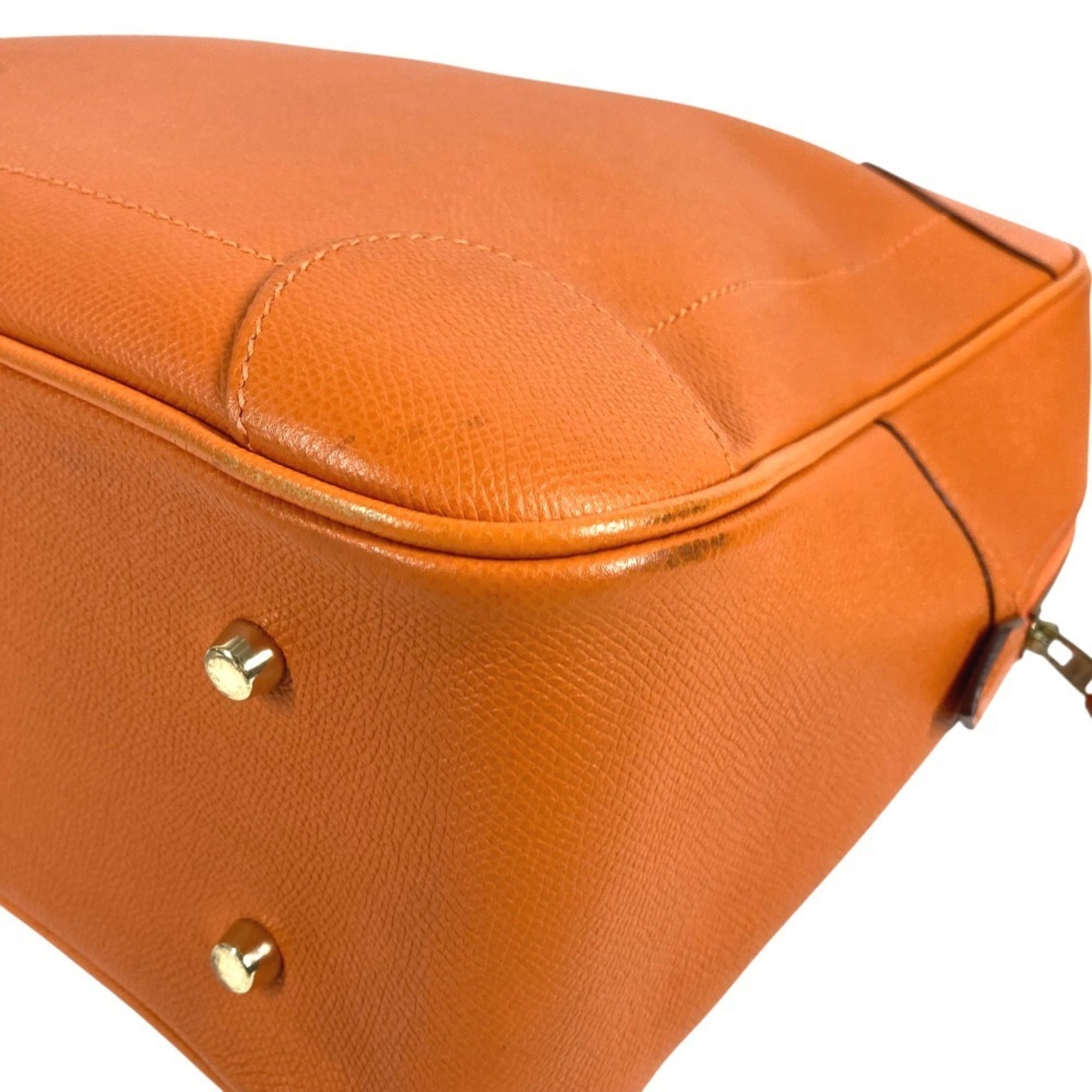 Hermes Orange Epsom Leather Handbag Tote Bag (Pre-Owned)