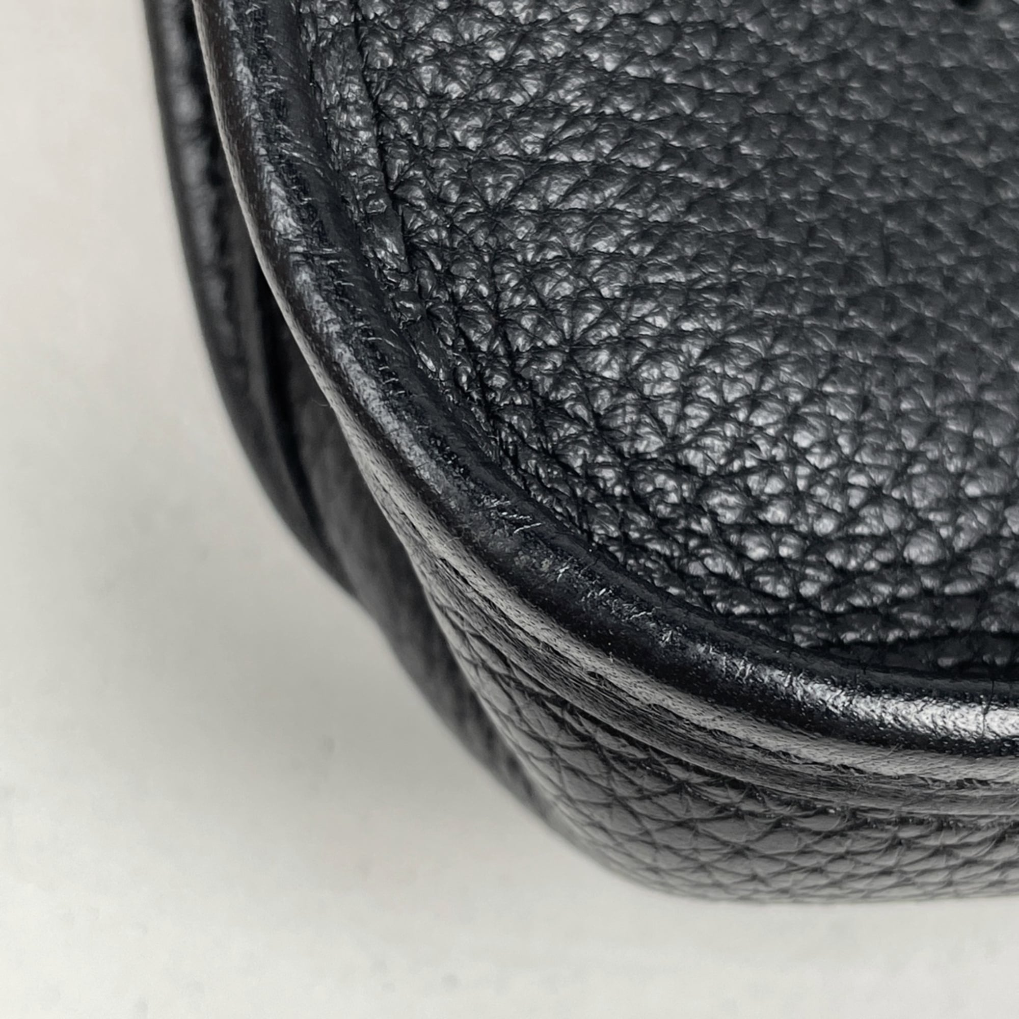 Hermes Black Taurillon Clemence Leather Pochette Shoulder Bag (Pre-Owned)