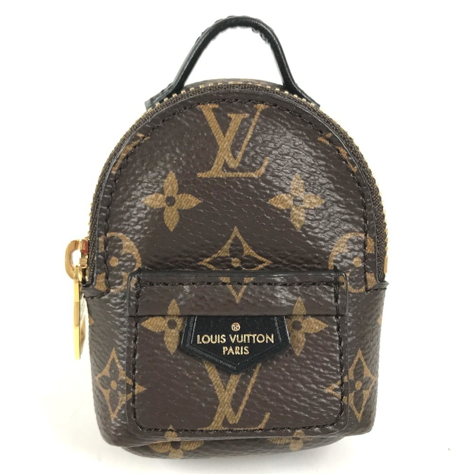 Louis Vuitton Black Brown Monogram Canvas Backpack (Pre-Owned)
