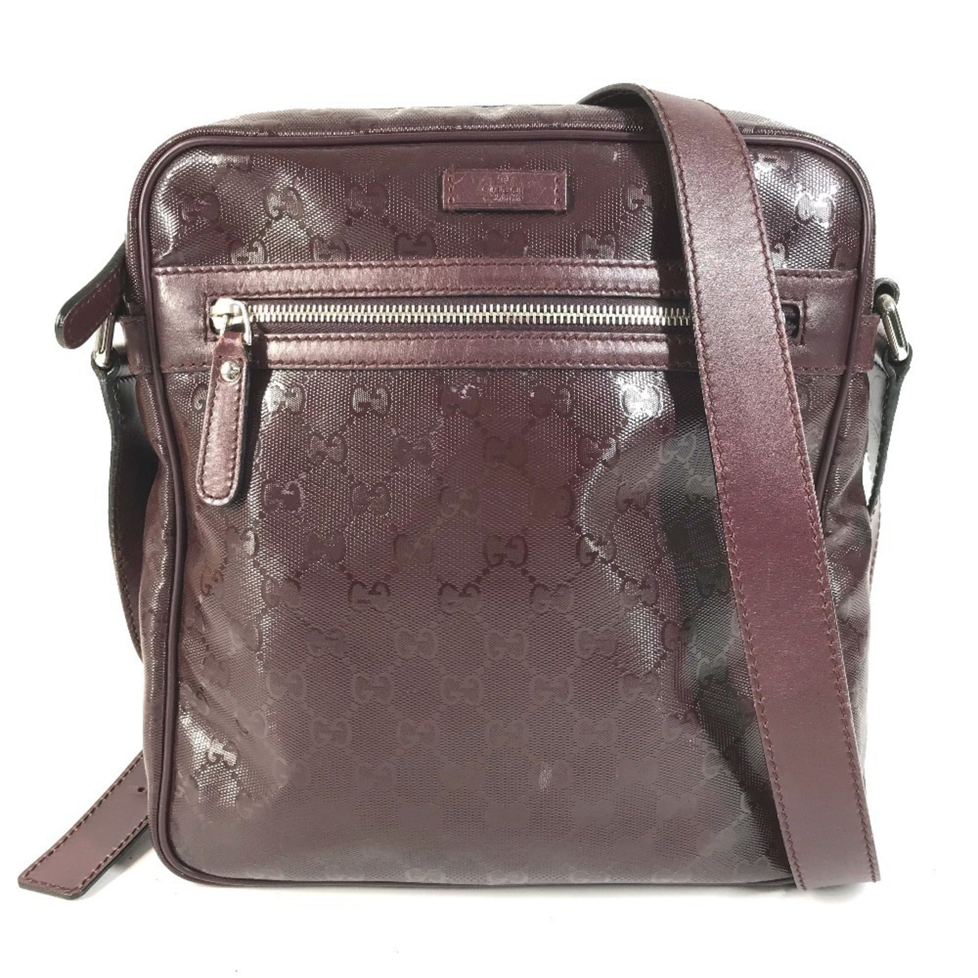 Gucci Gg Imprimé Purple Gg Imprimé Pochette Shoulder Bag (Pre-Owned)