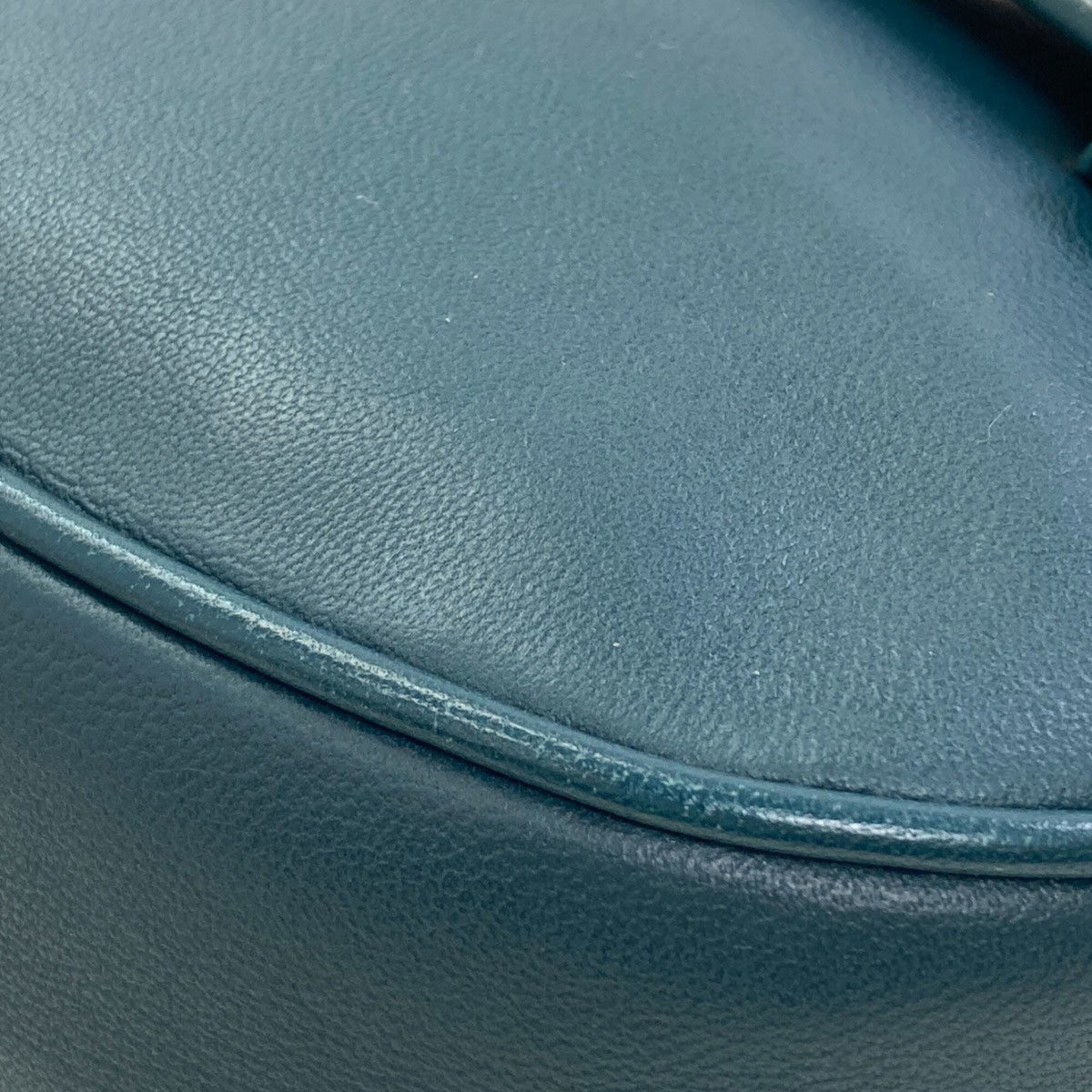 Bottega Veneta Intrecciato Green Leather Fanny Pack (Pre-Owned)
