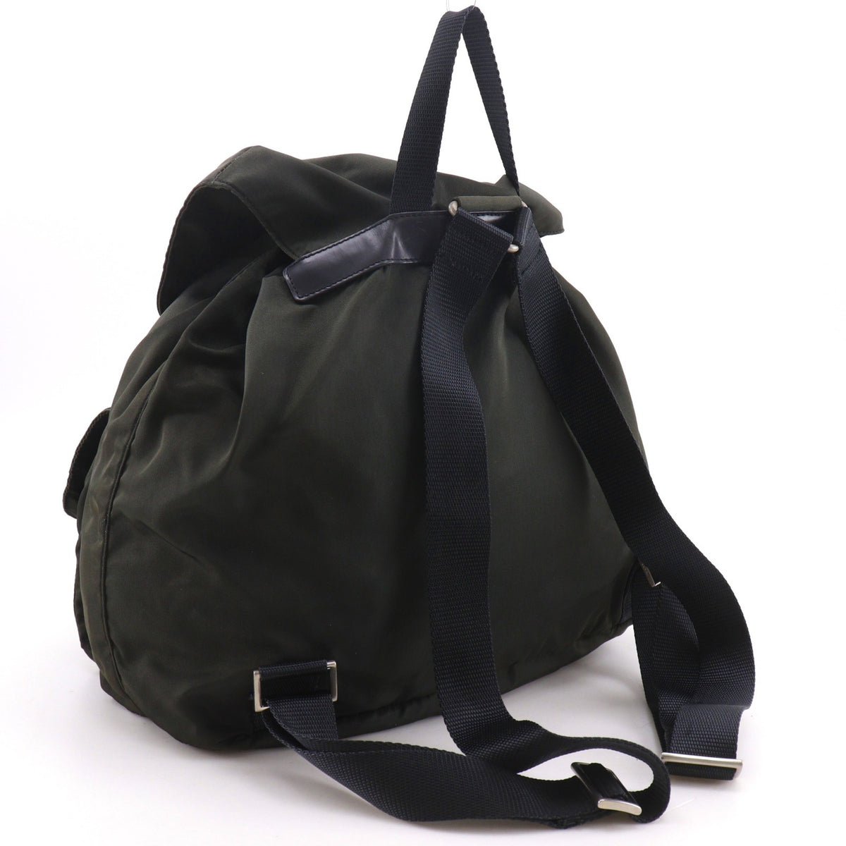 Prada Khaki Nylon Backpack (Pre-Owned)