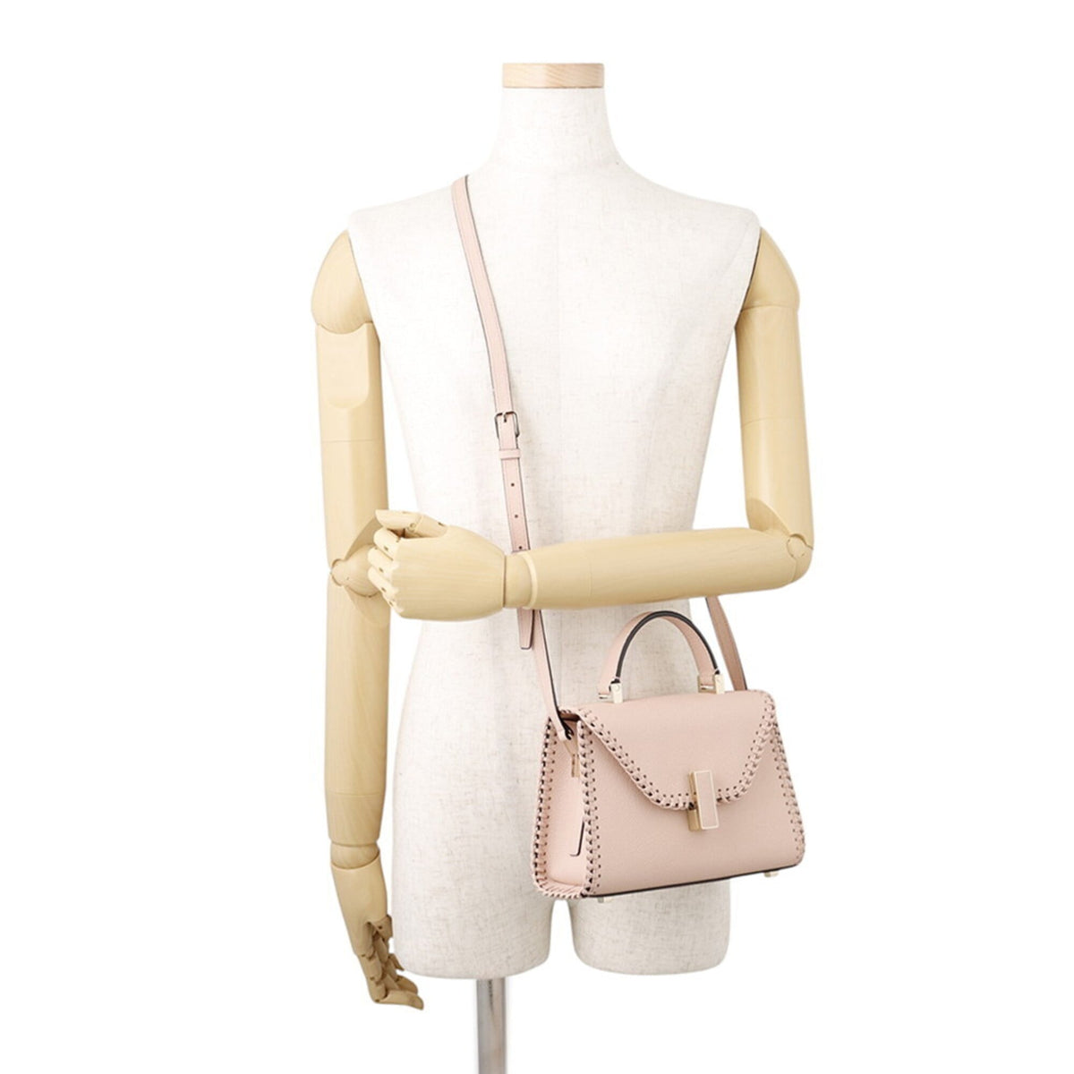 Valextra Pink Leather Handbag (Pre-Owned)