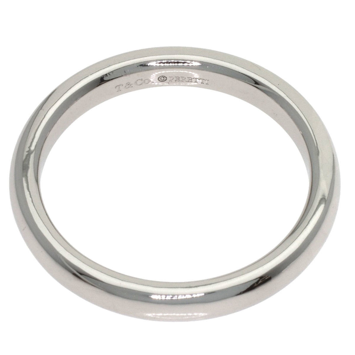 Tiffany Platinum 950 Band Ring (Pre-Owned)