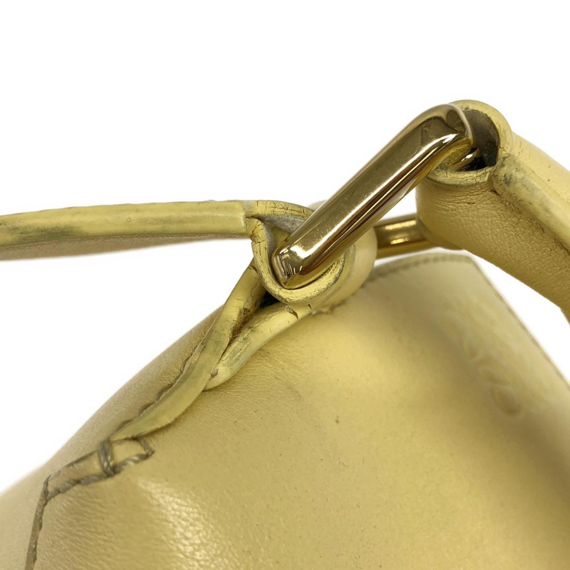 Loewe Yellow Leather Handbag (Pre-Owned)