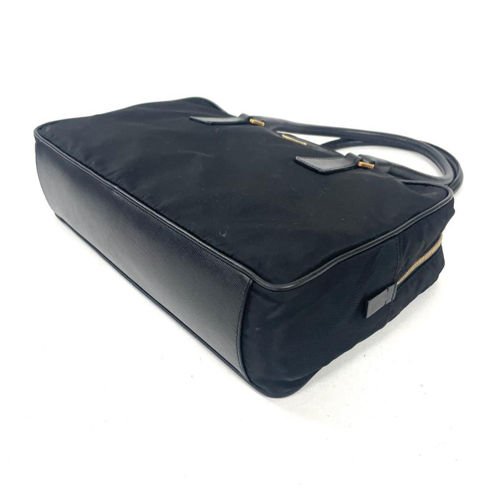 Prada Black Nylon Tote Bag (Pre-Owned)