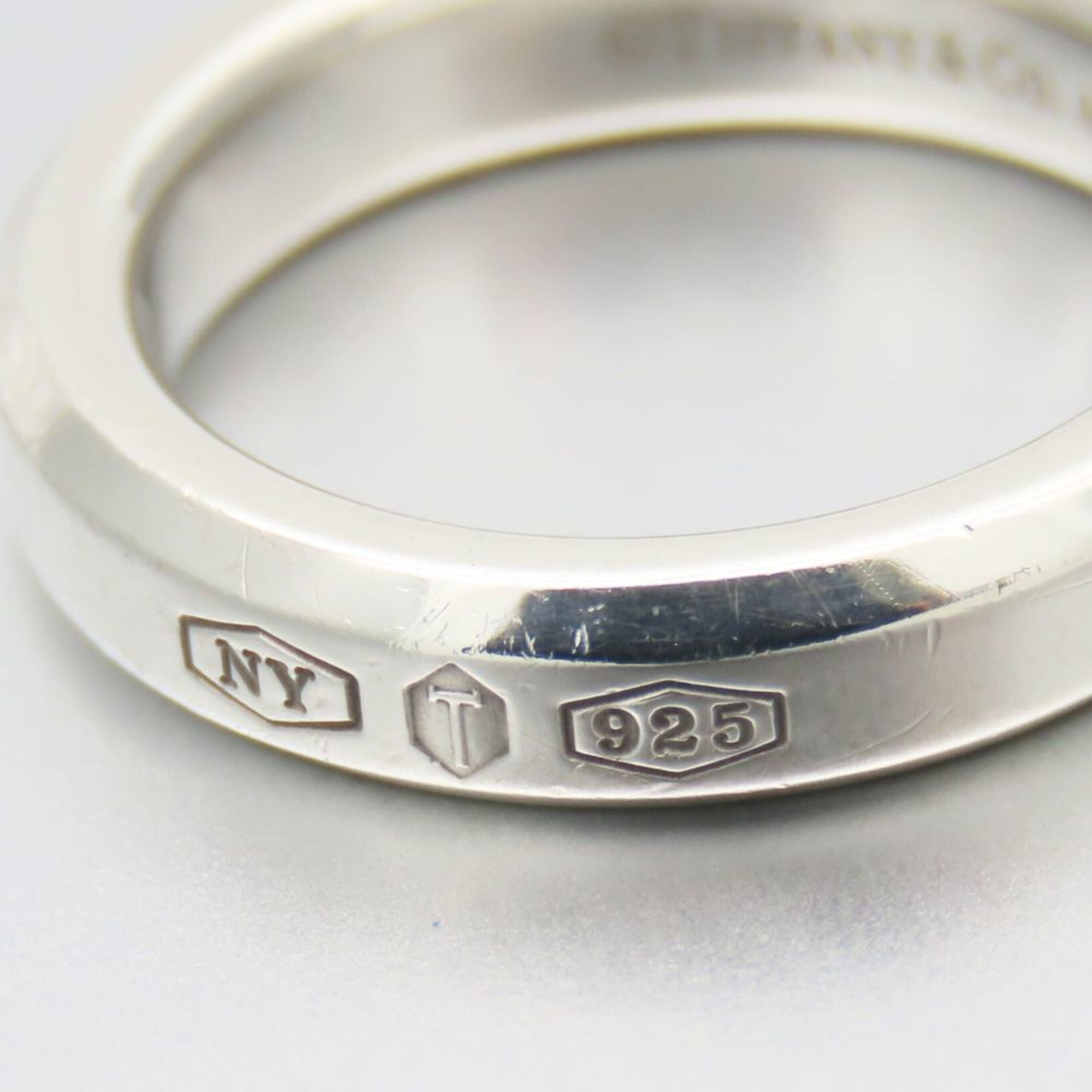 Tiffany Silver Silver 925 Band Ring (Pre-Owned)