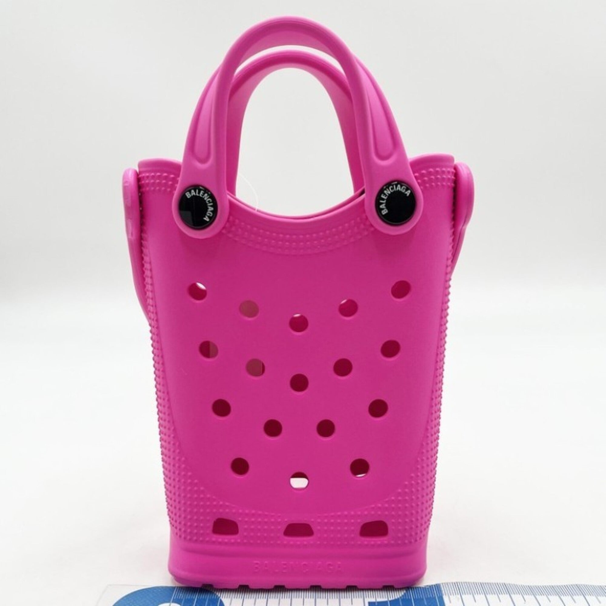 Balenciaga Pink Rubber Pochette Shoulder Bag (Pre-Owned)