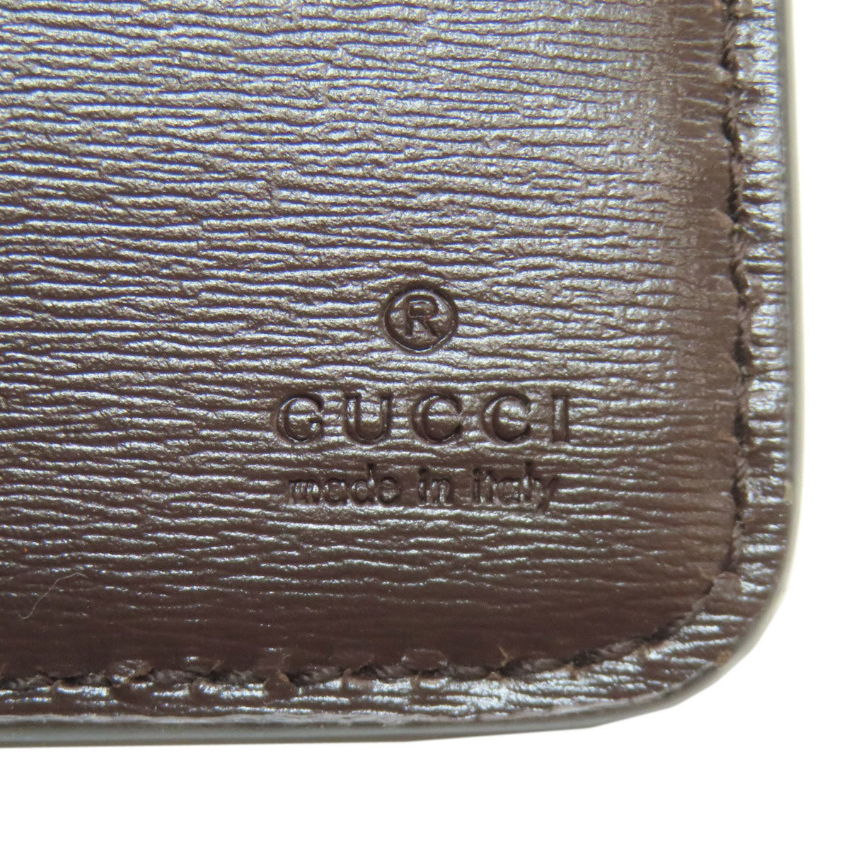 Gucci Brown Canvas Wallet (Bi-Fold) (Pre-Owned)