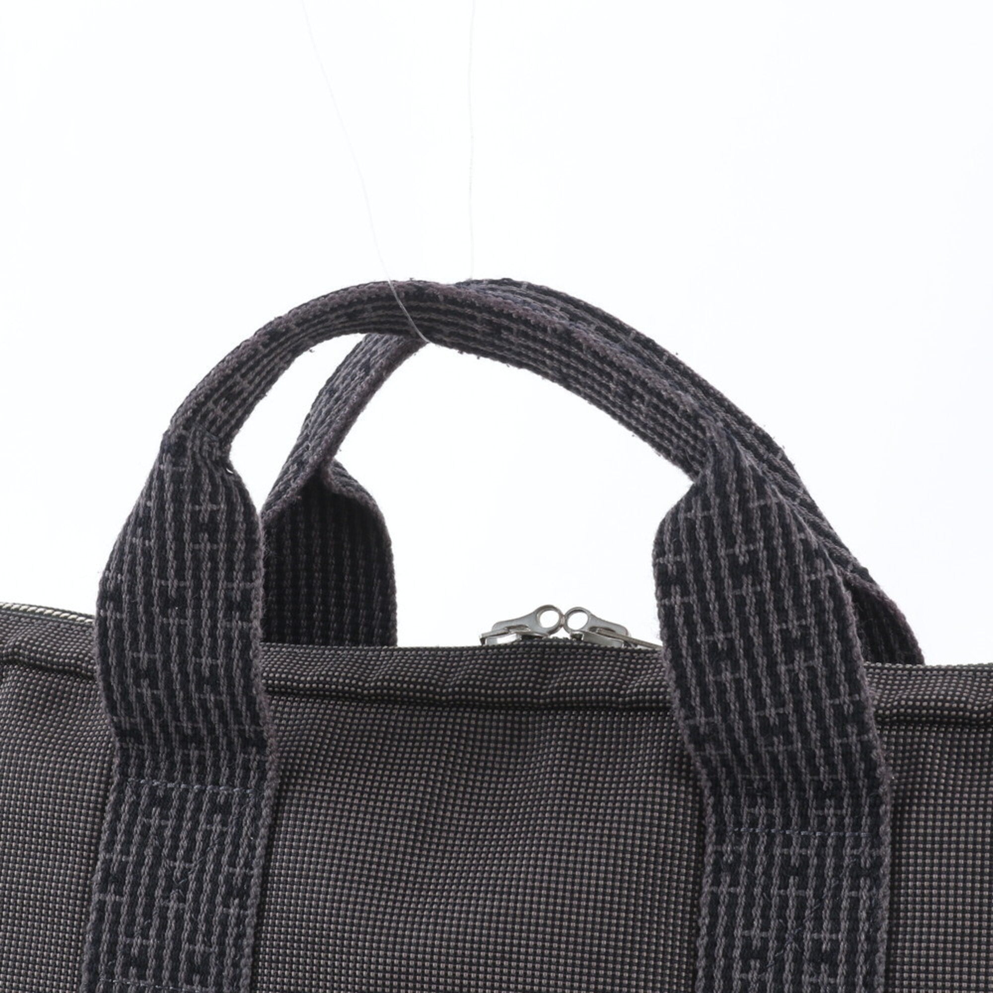 Hermes Her Line Gray Briefcase Handbag Tote Bag (Pre-Owned)