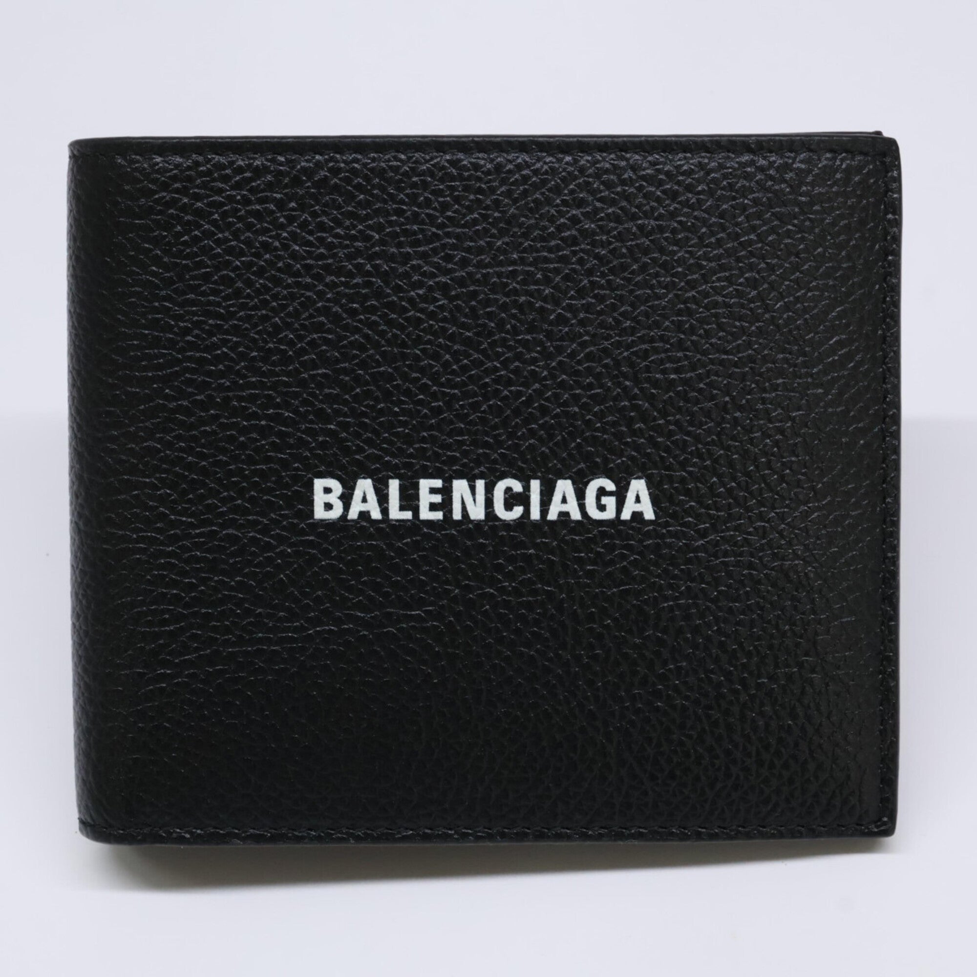 Balenciaga Black White Leather Wallet (Bi-Fold) (Pre-Owned)