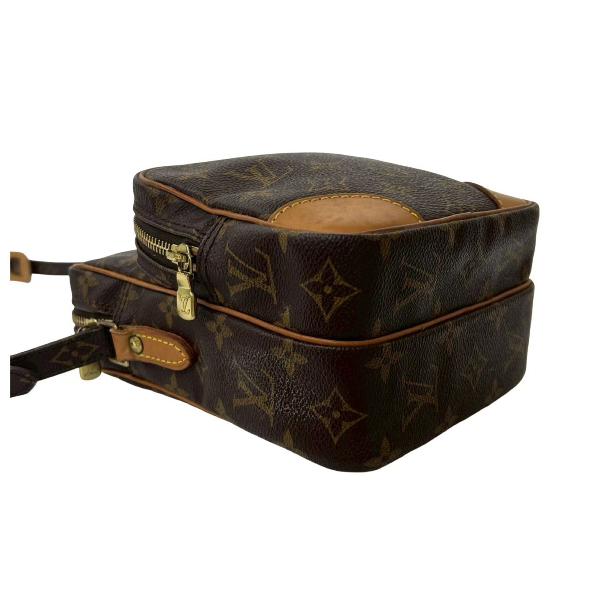 Louis Vuitton Brown Leather Pvc Pochette Shoulder Bag (Pre-Owned)