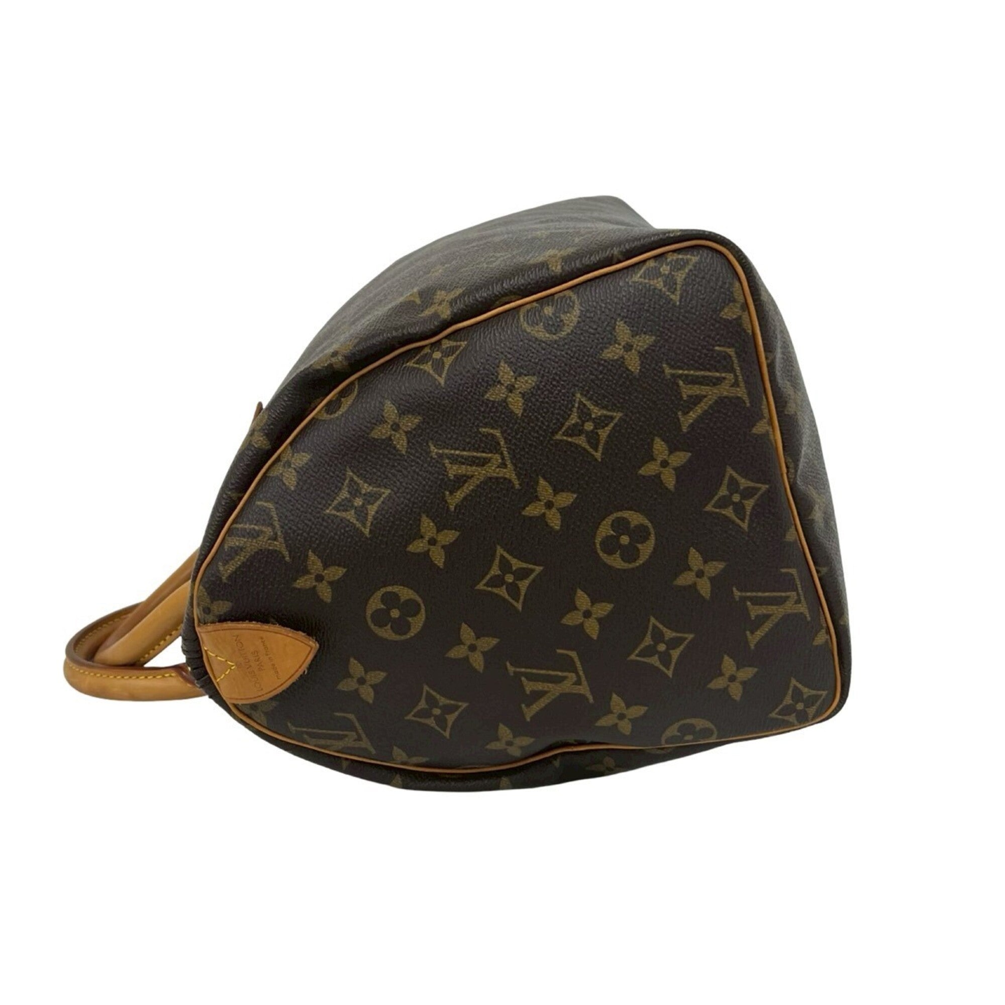Louis Vuitton Brown Leather Pvc Boston Bag Handbag (Pre-Owned)