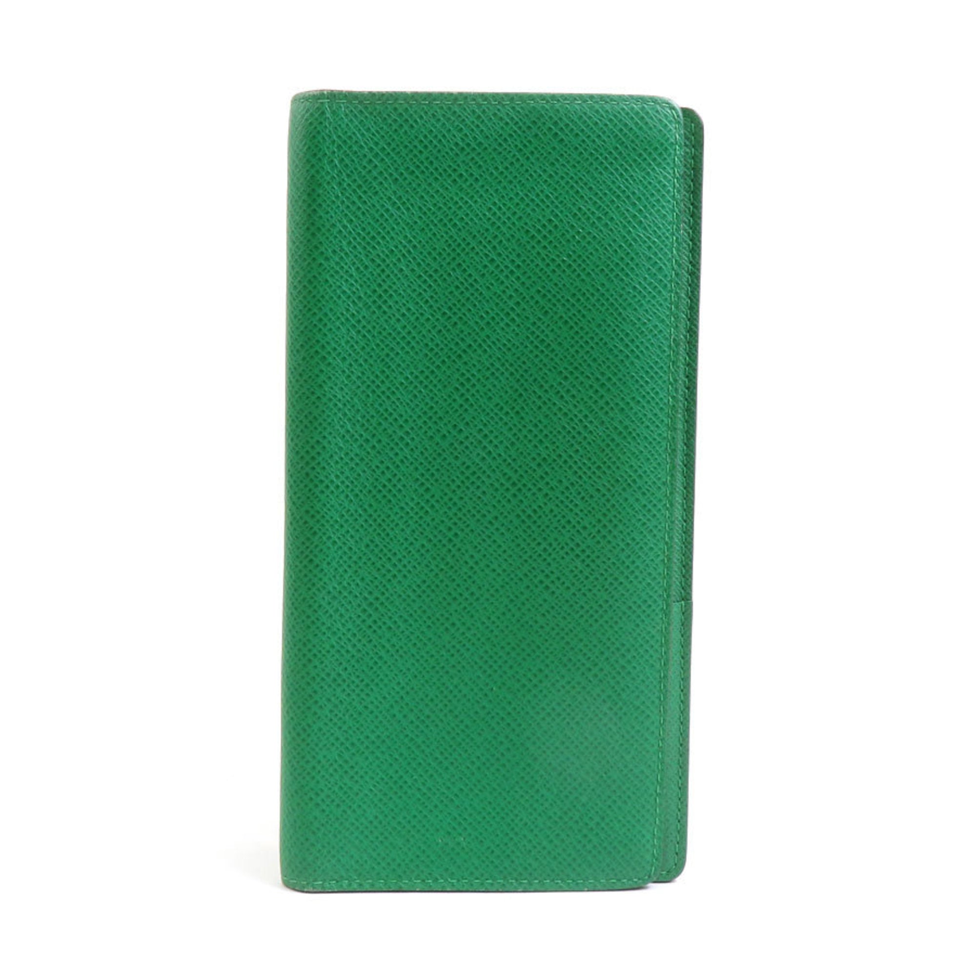 Louis Vuitton Taiga Leather Long Wallet (Bi-Fold) (Pre-Owned)