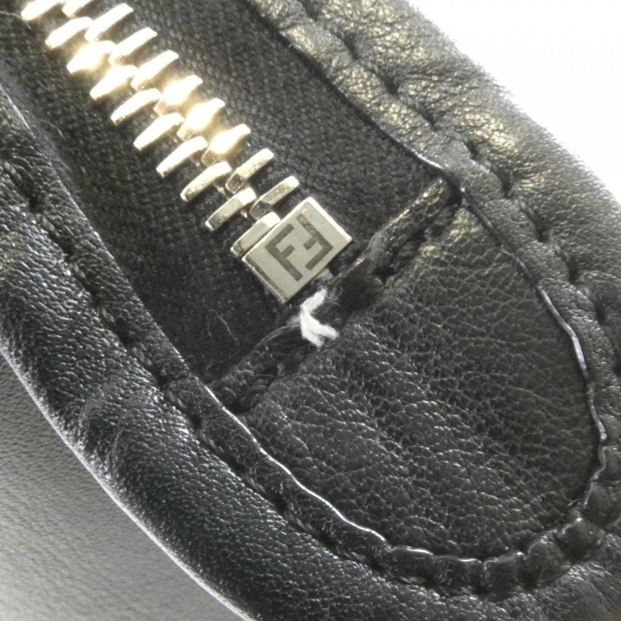 Fendi Black Leather Handbag (Pre-Owned)