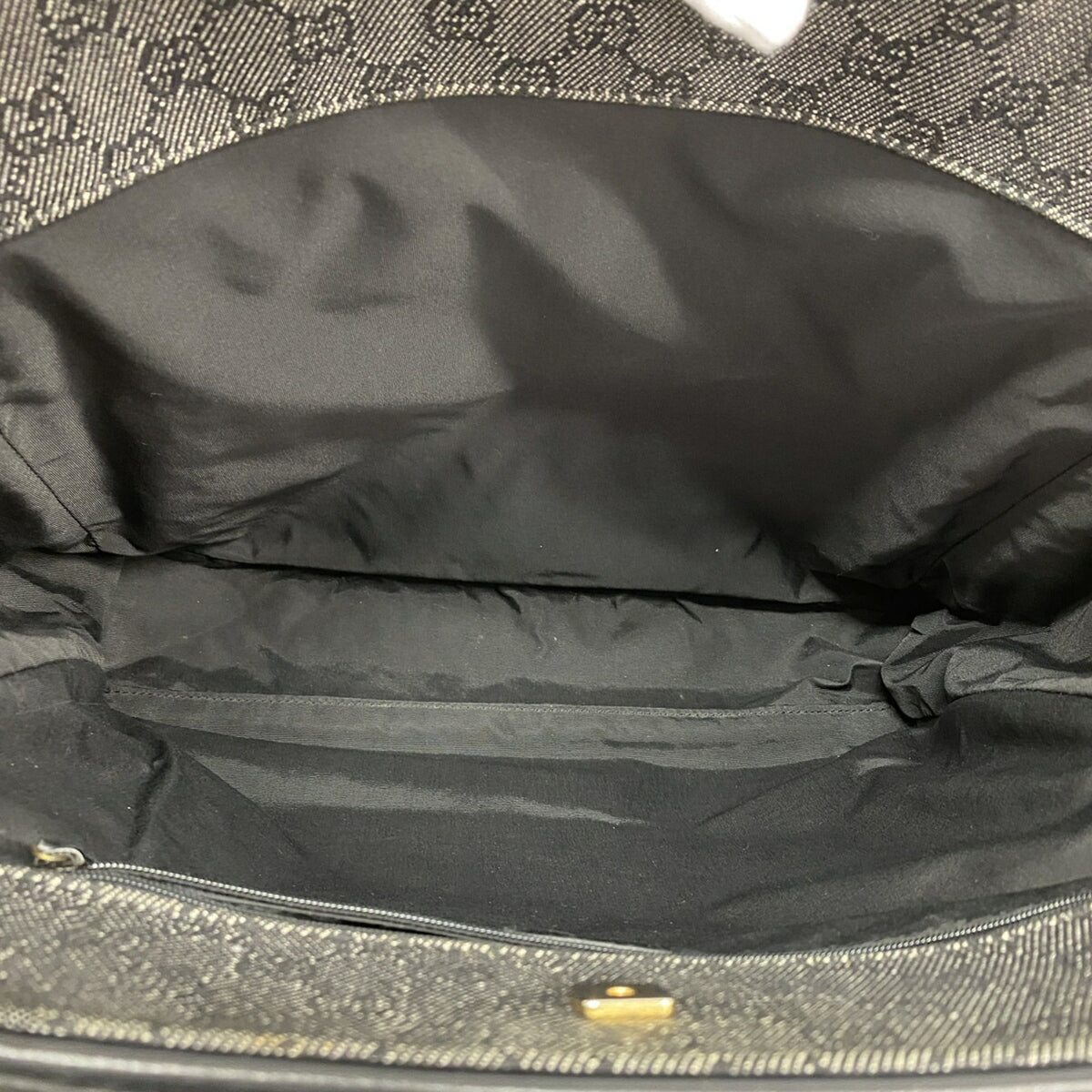 Gucci Black Denim Tote Bag (Pre-Owned)
