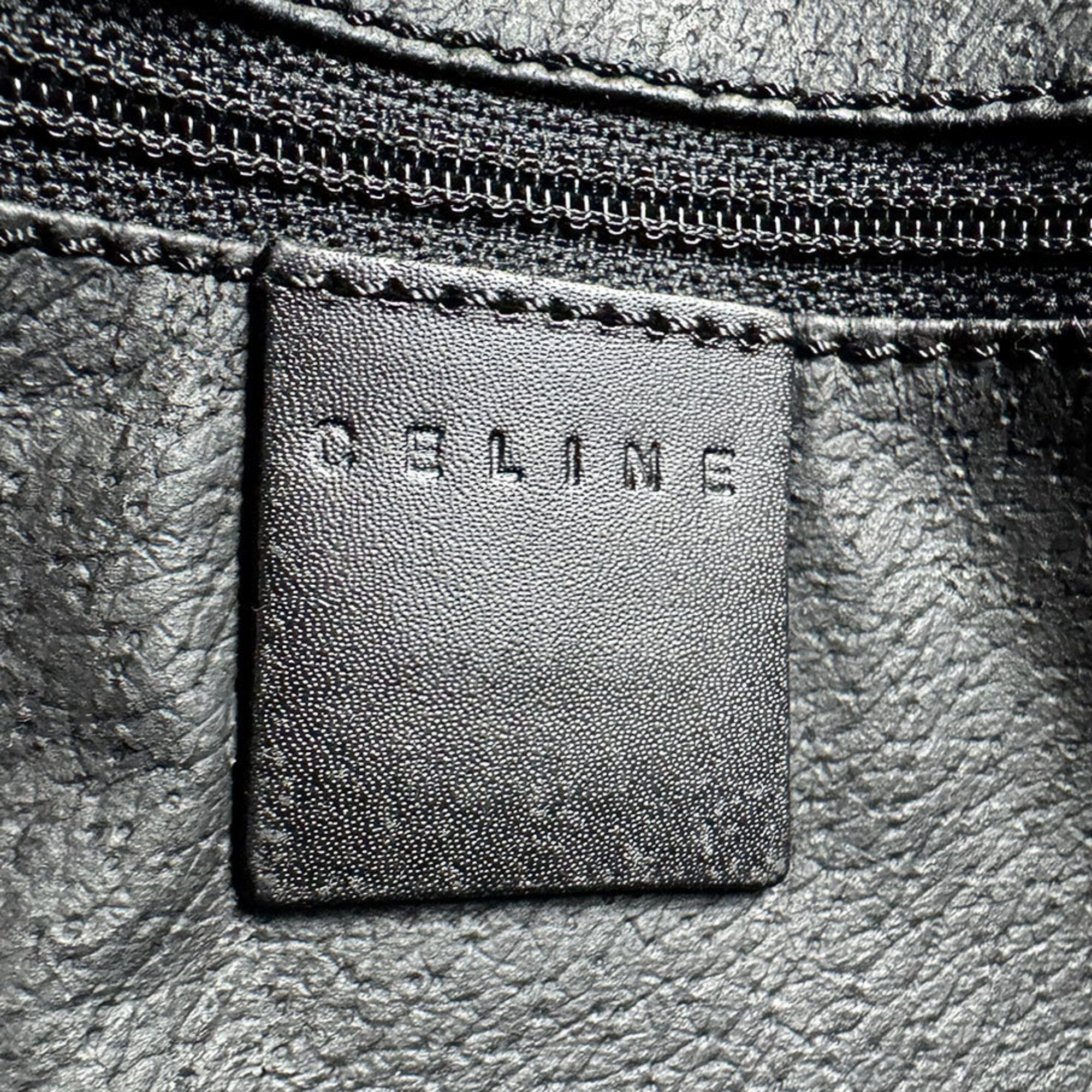 Celine Black Brown Coated Canvas Tote Bag (Pre-Owned)