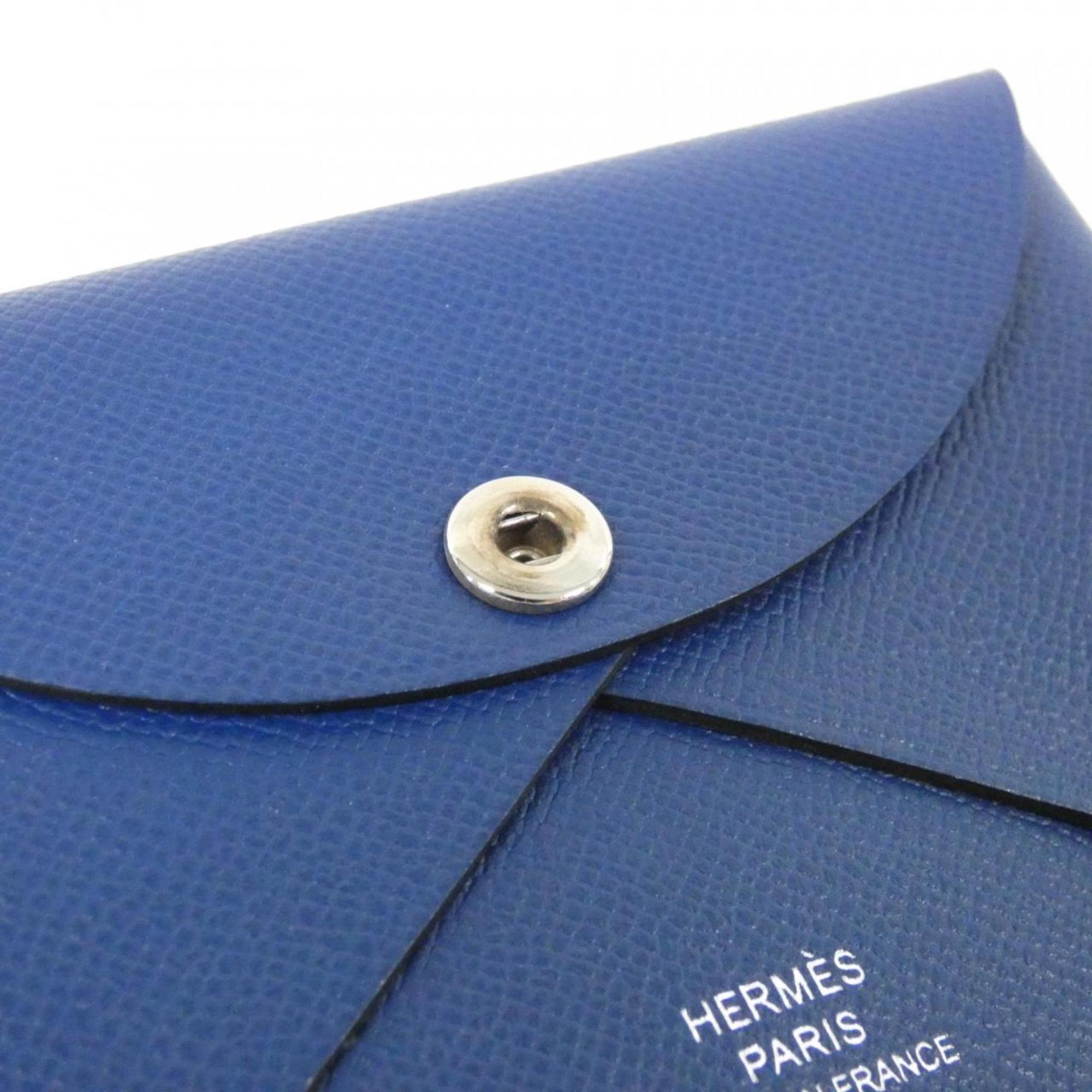 Hermes Deep Blue Coin Purse/Coin Case (Pre-Owned)
