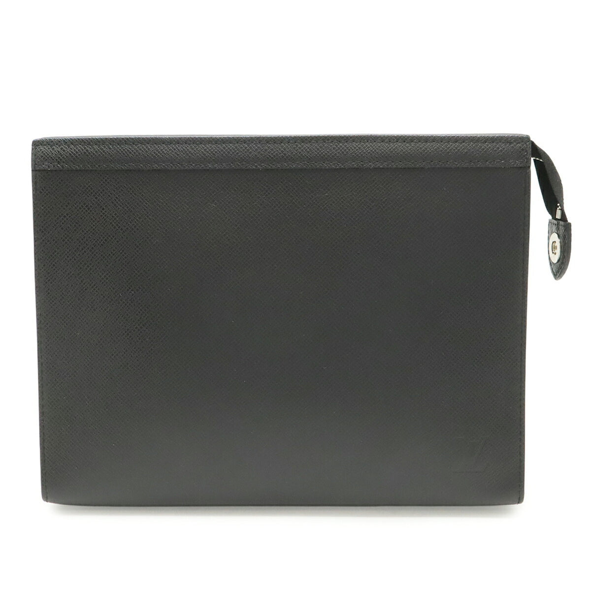 Louis Vuitton Black Noir Taiga Leather Clutch Bag Pochette (Pre-Owned)