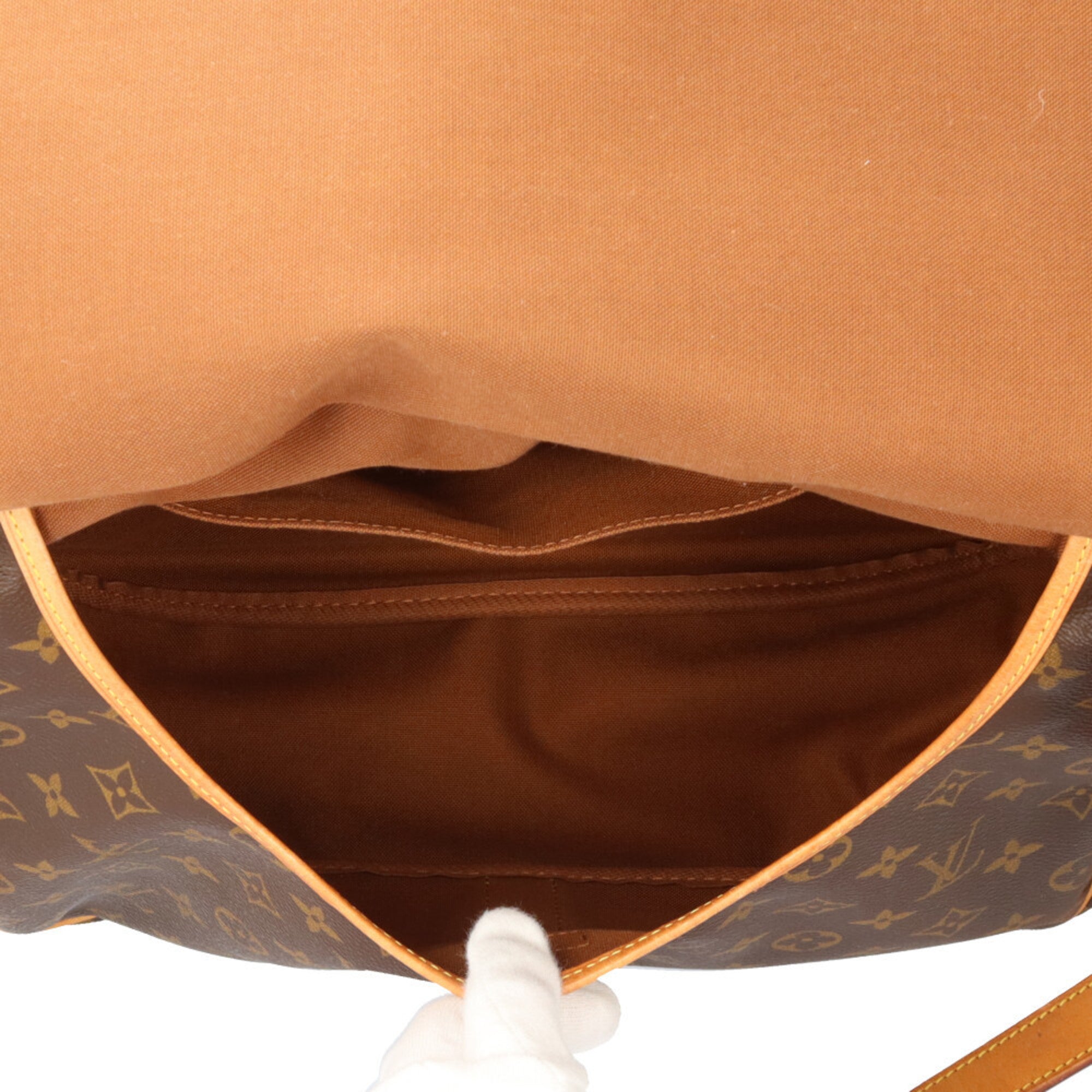 Louis Vuitton Brown Monogram Shoulder Bag (Pre-Owned)
