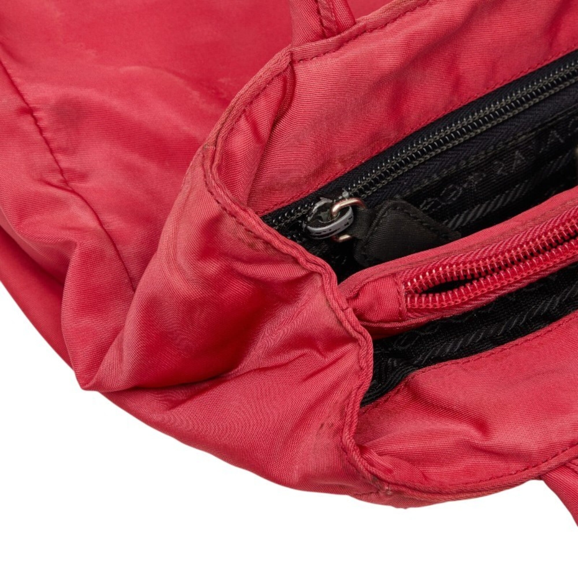 Prada Pink Nylon Handbag (Pre-Owned)