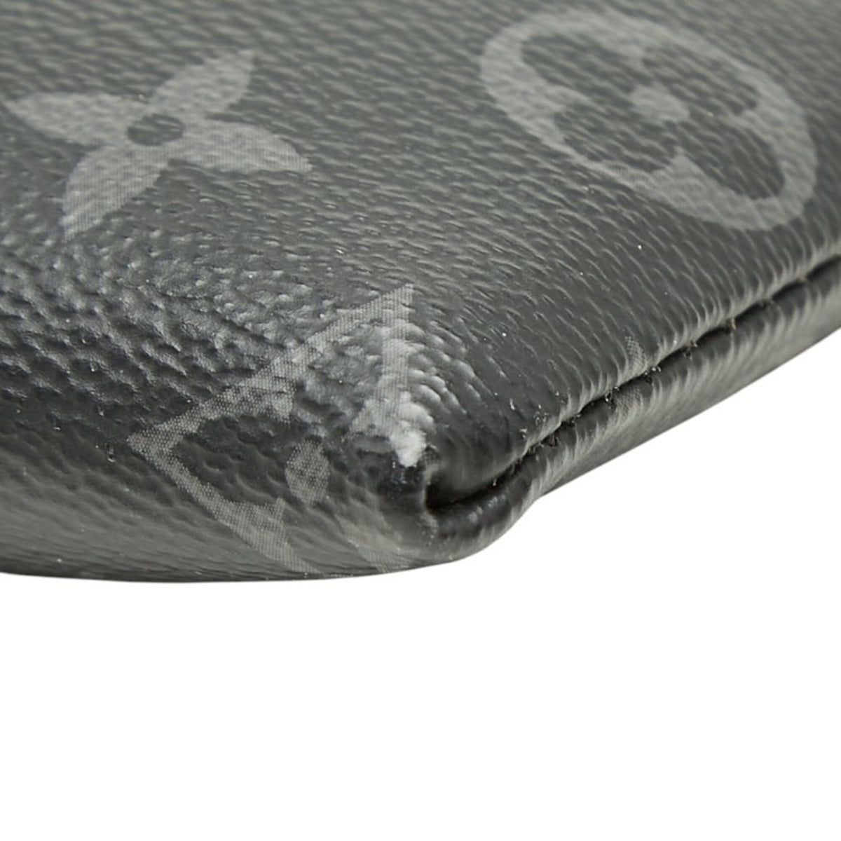 Louis Vuitton Black Pvc Leather Clutch Bag Pochette (Pre-Owned)