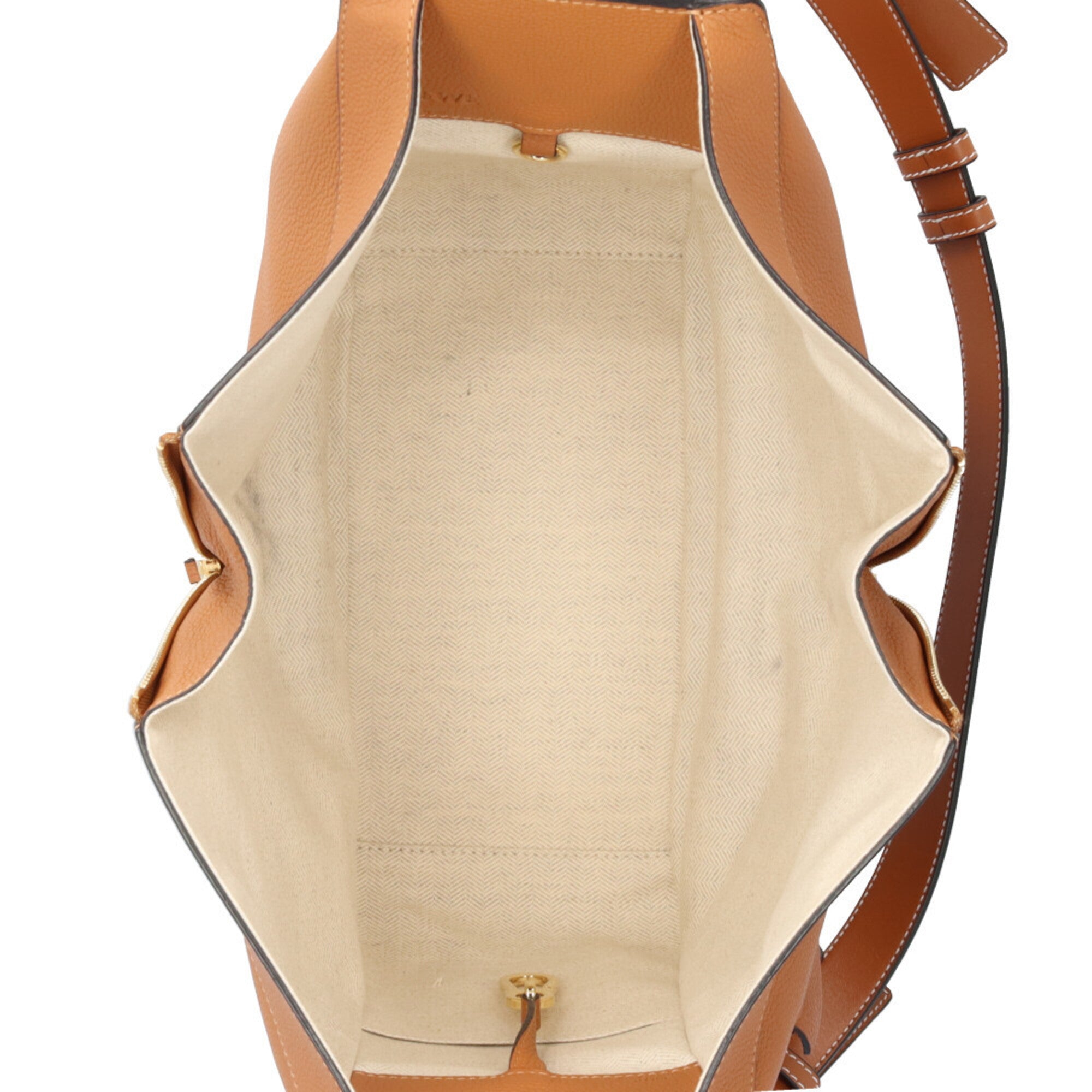 Loewe Hammock Brown Leather Shoulder Bag (Pre-Owned)