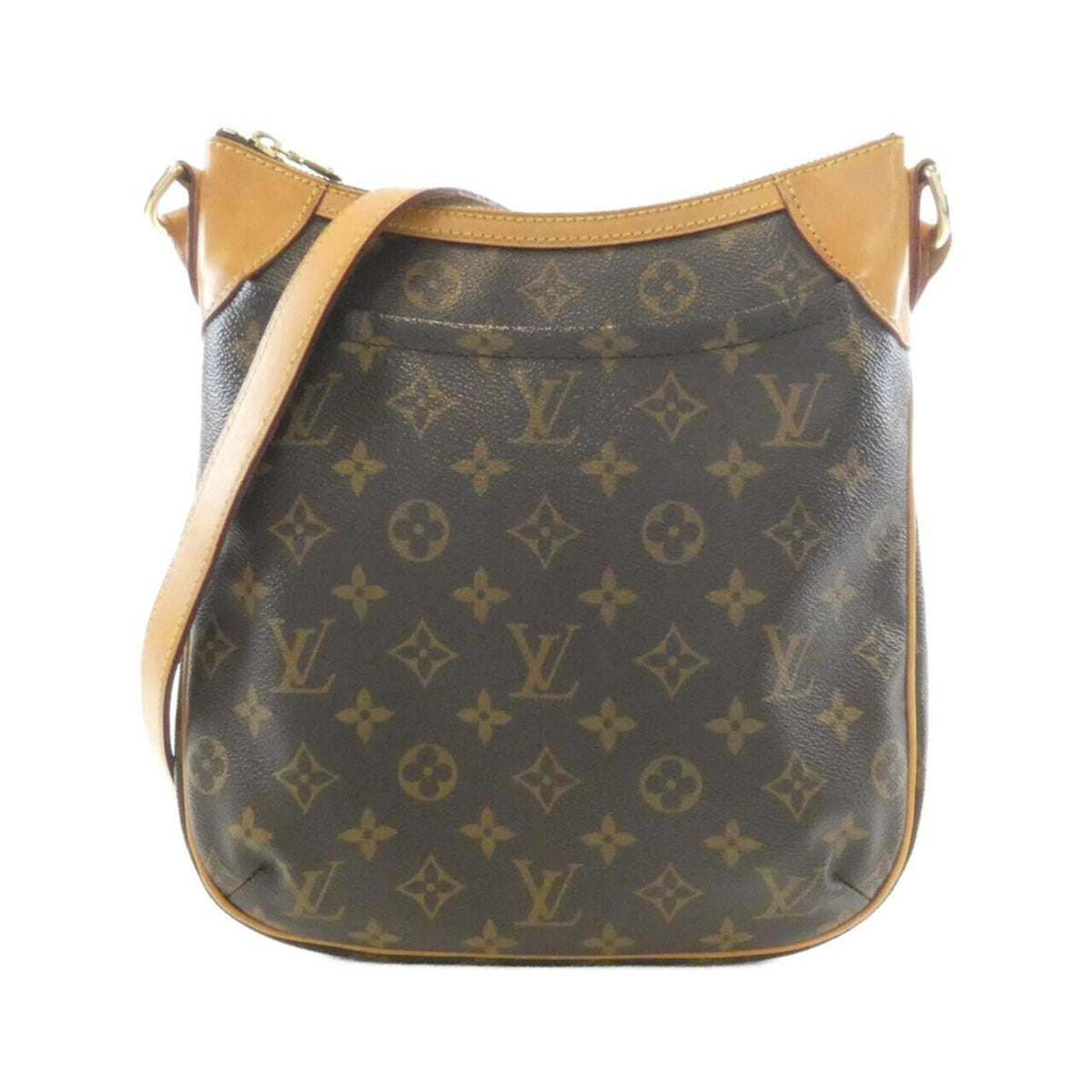 Louis Vuitton Marron Coated Canvas Shoulder Bag (Pre-Owned)