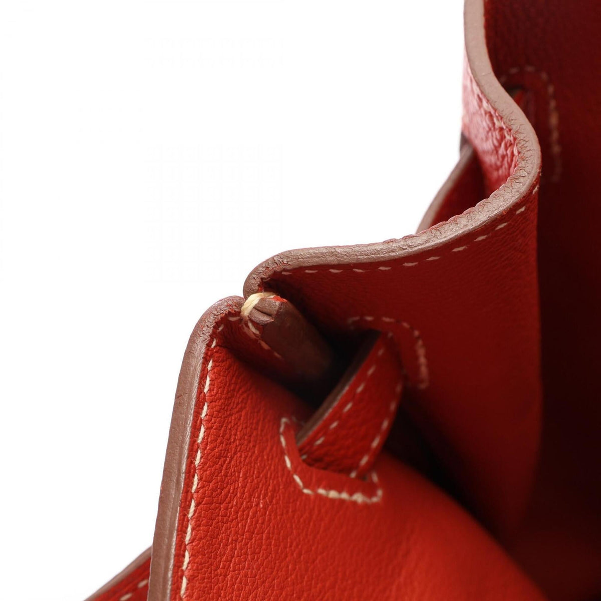 Hermes Red Color Sanguine Togo Leather Handbag (Pre-Owned)