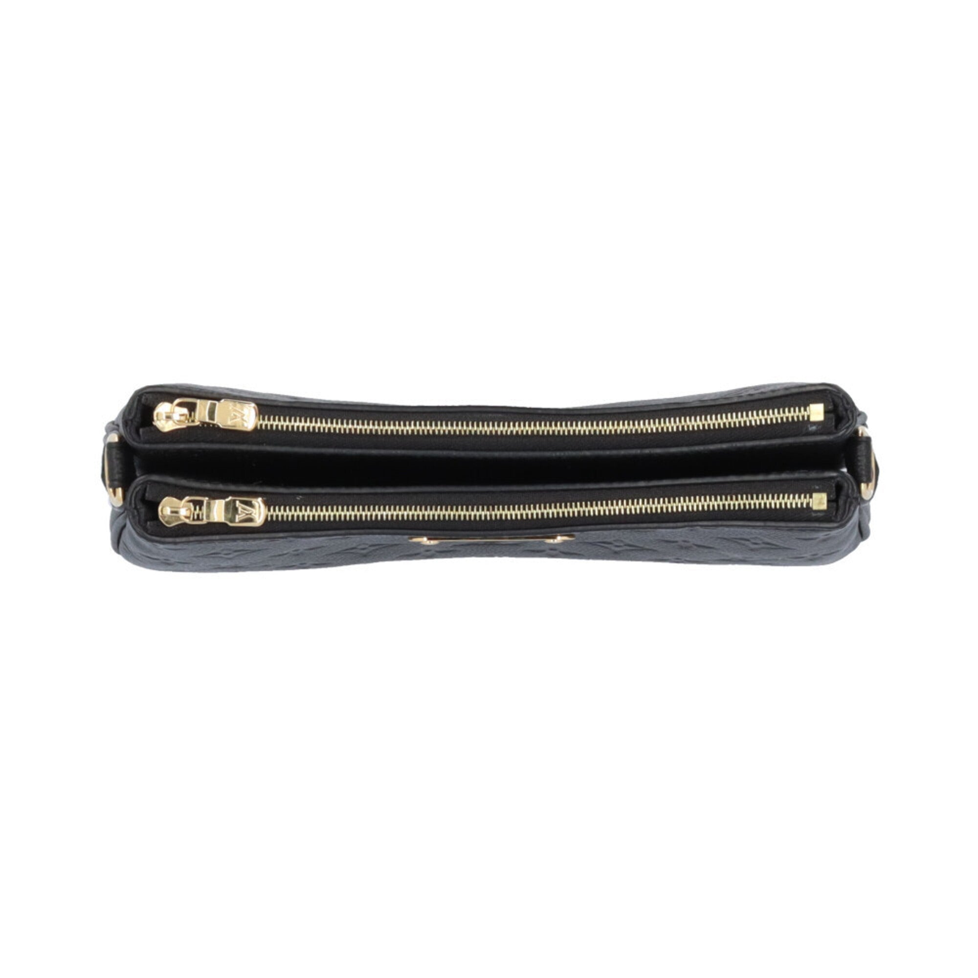 Louis Vuitton Monogram Empreinte Black Noir Monogram Empreinte Pochette Shoulder Bag (Pre-Owned)