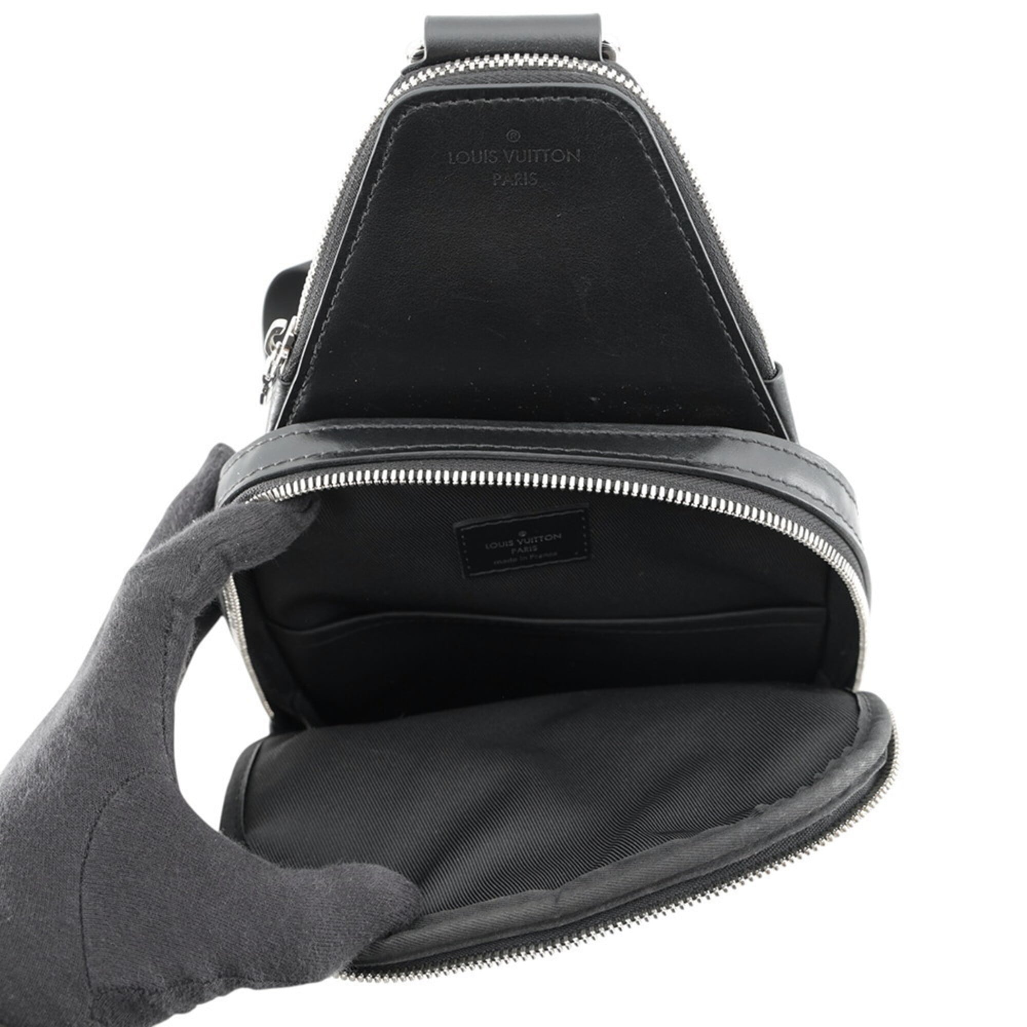 Louis Vuitton Monogram Macassar Black Monogram Macassar Noir Shoulder Bag Sling Bag (Pre-Owned)