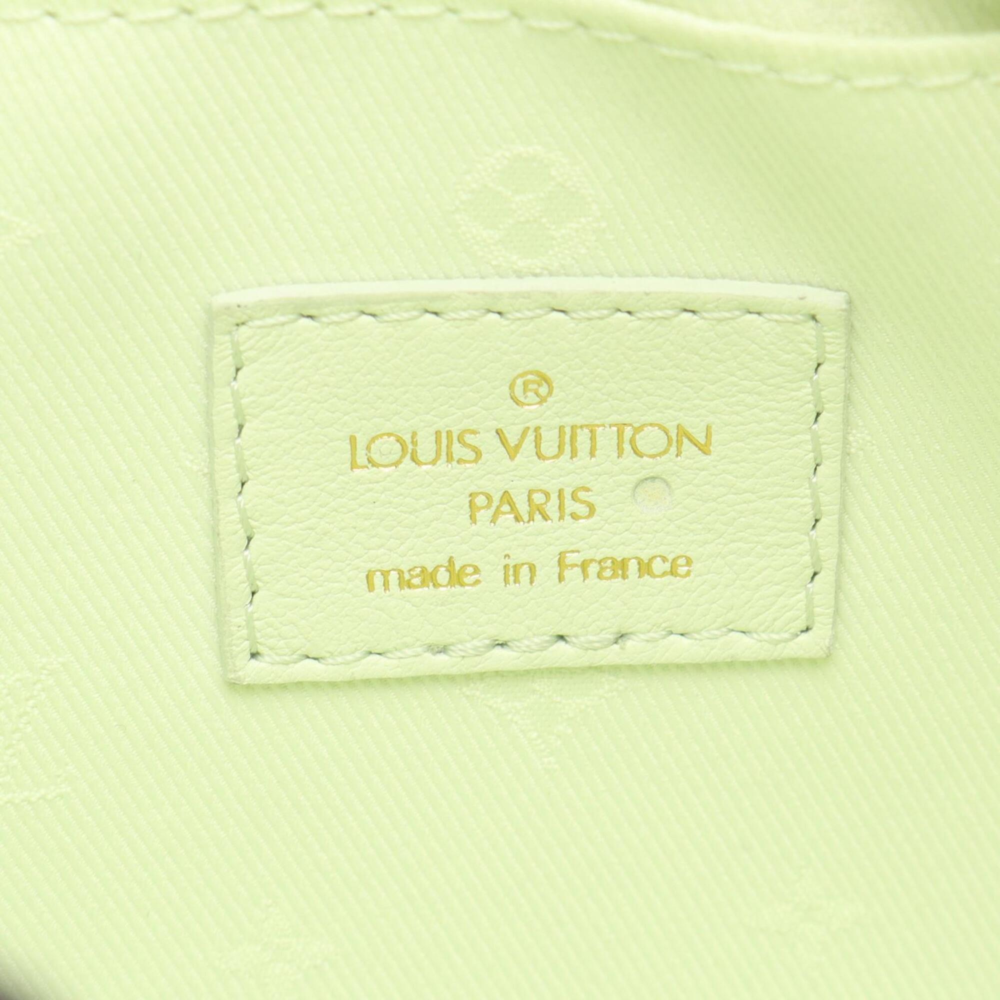 Louis Vuitton Green Leather Handbag (Pre-Owned)