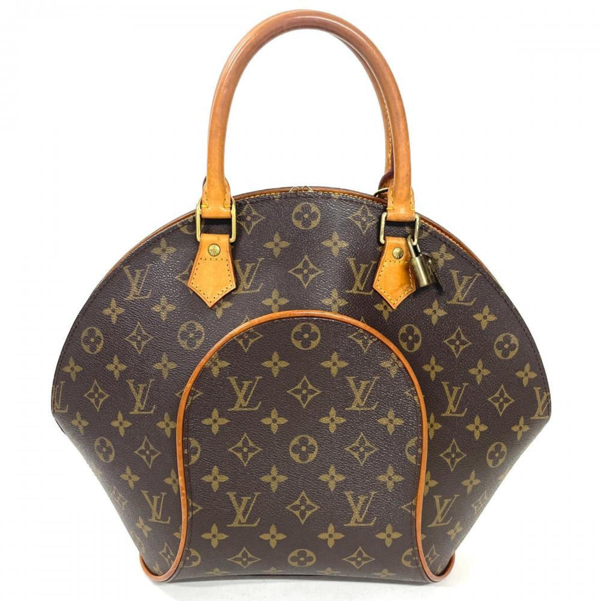 Louis Vuitton Brown Monogram Canvas Handbag (Pre-Owned)