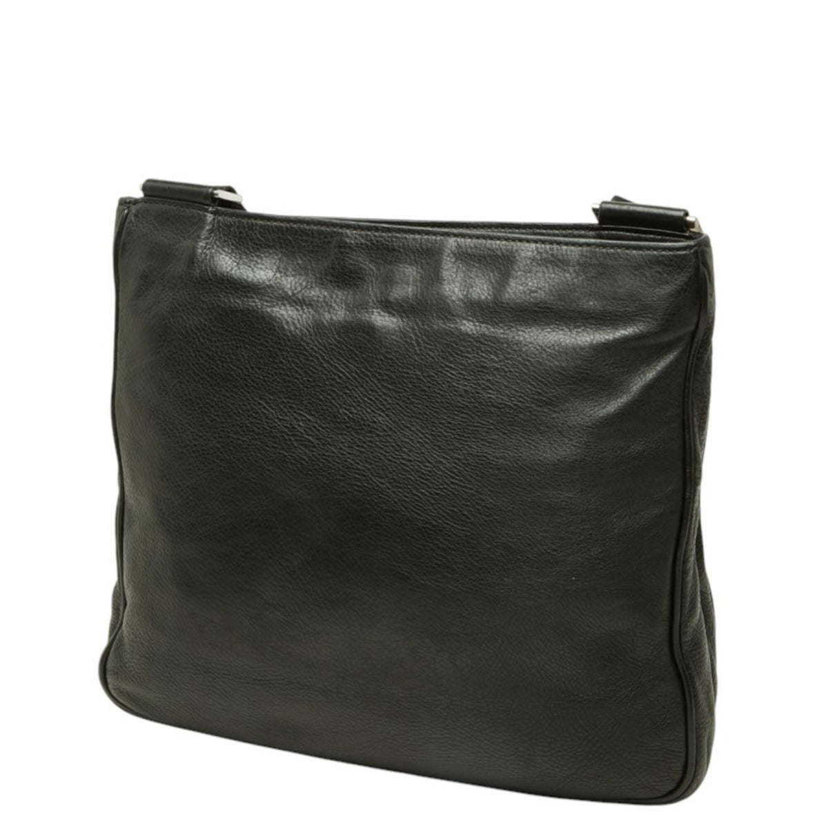 Prada Black Leather Shoulder Bag (Pre-Owned)