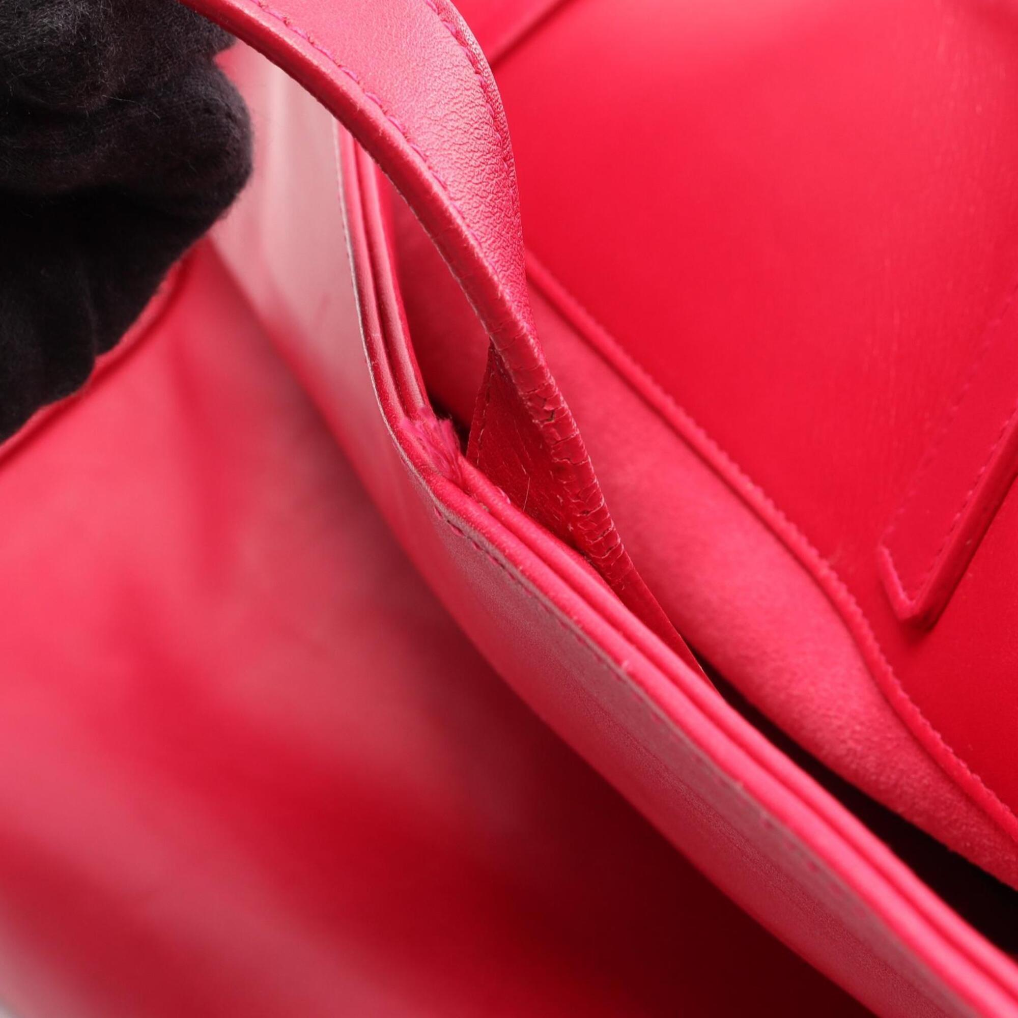 Yves Saint Laurent Pink Leather Handbag Tote Bag (Pre-Owned)